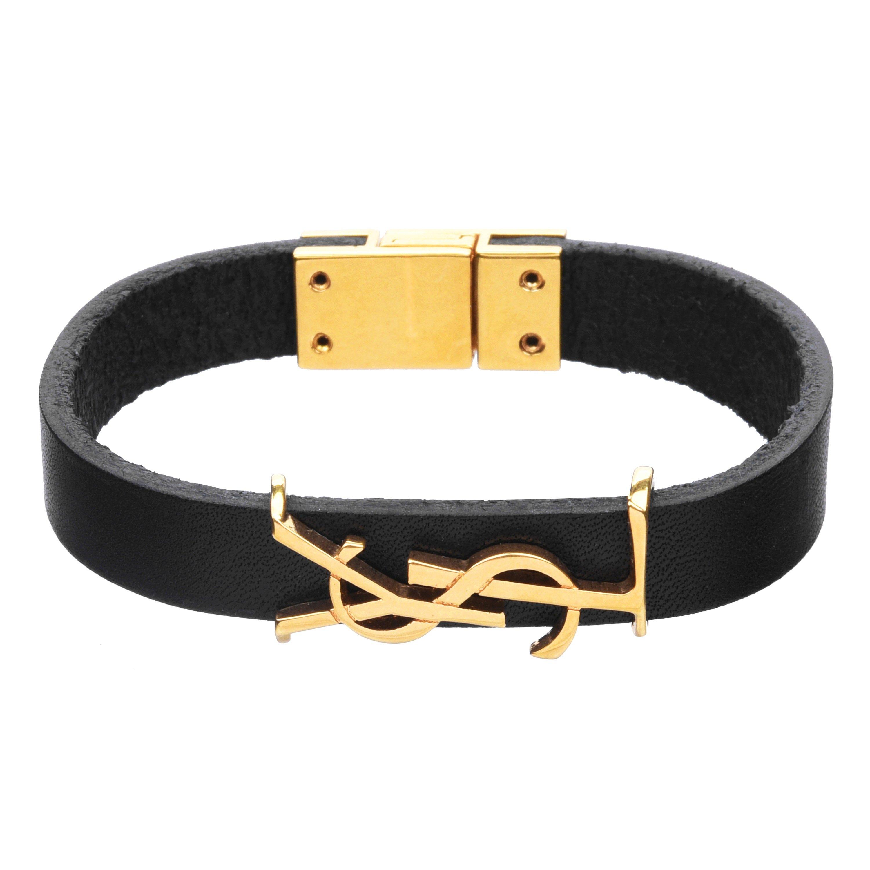 Nero/Gold - Saint Laurent - Cassandre Bracelet - 7