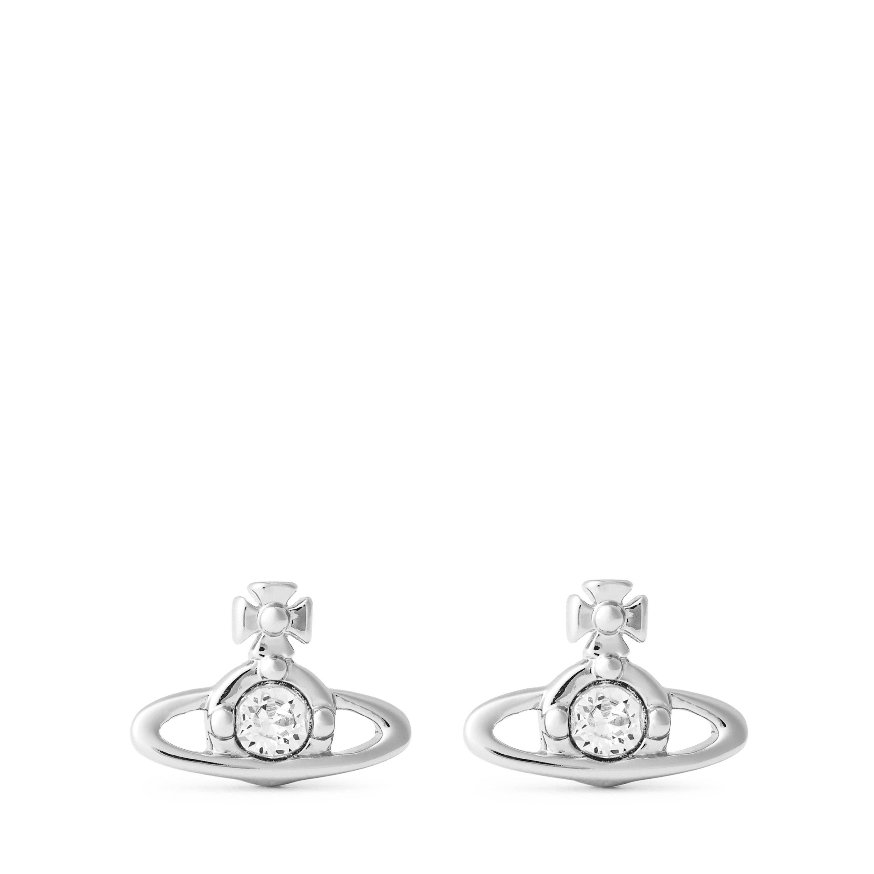 Vivienne Westwood Women's Solitaire Earrings - Plat/Cryst P116 - One