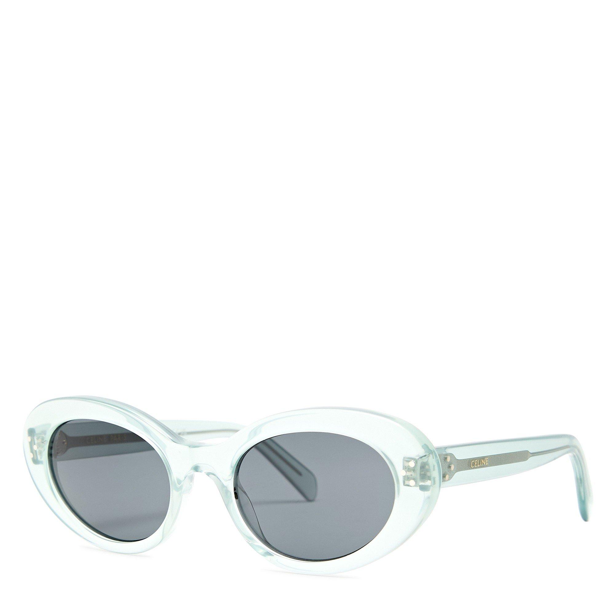 GREEN LIGHT - Celine - CL OVAL ACETATE SUNGLASSES