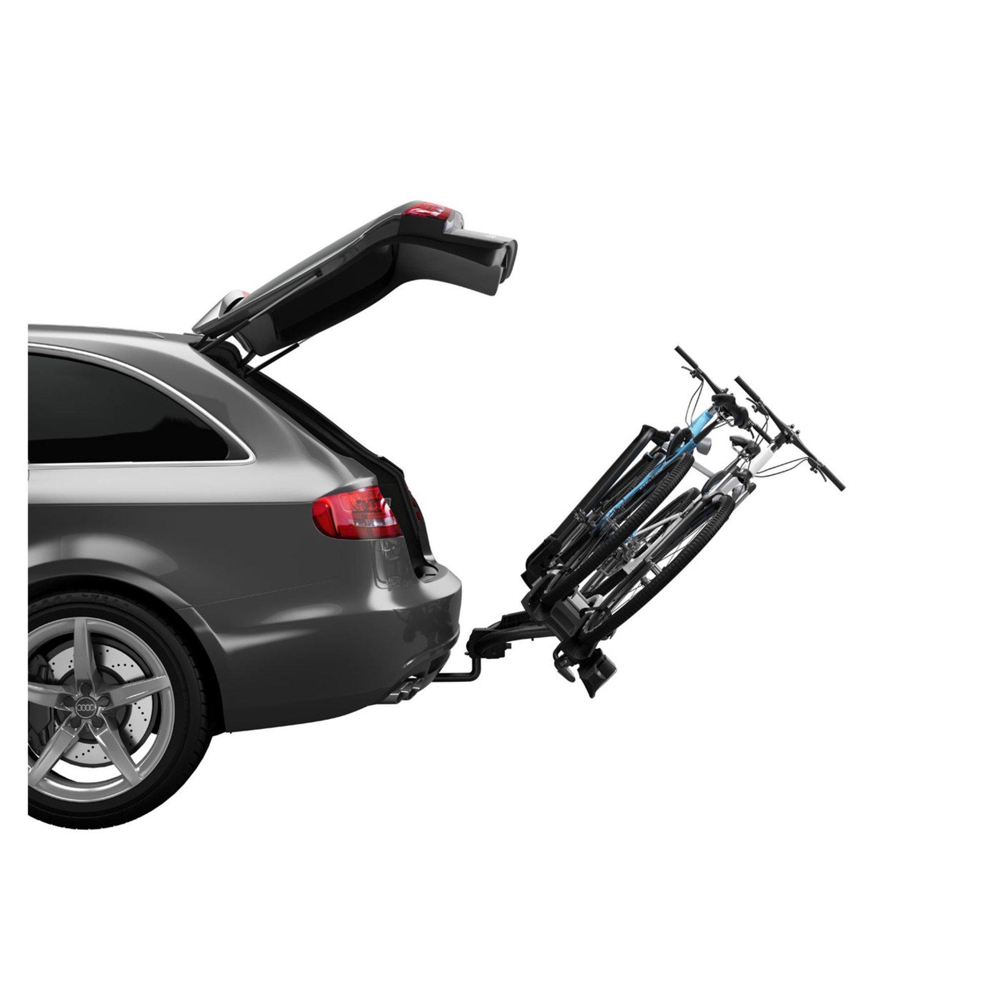 Black/Silver - Thule - VeloCompact 2 Bike Towball Mounted Rack - 4