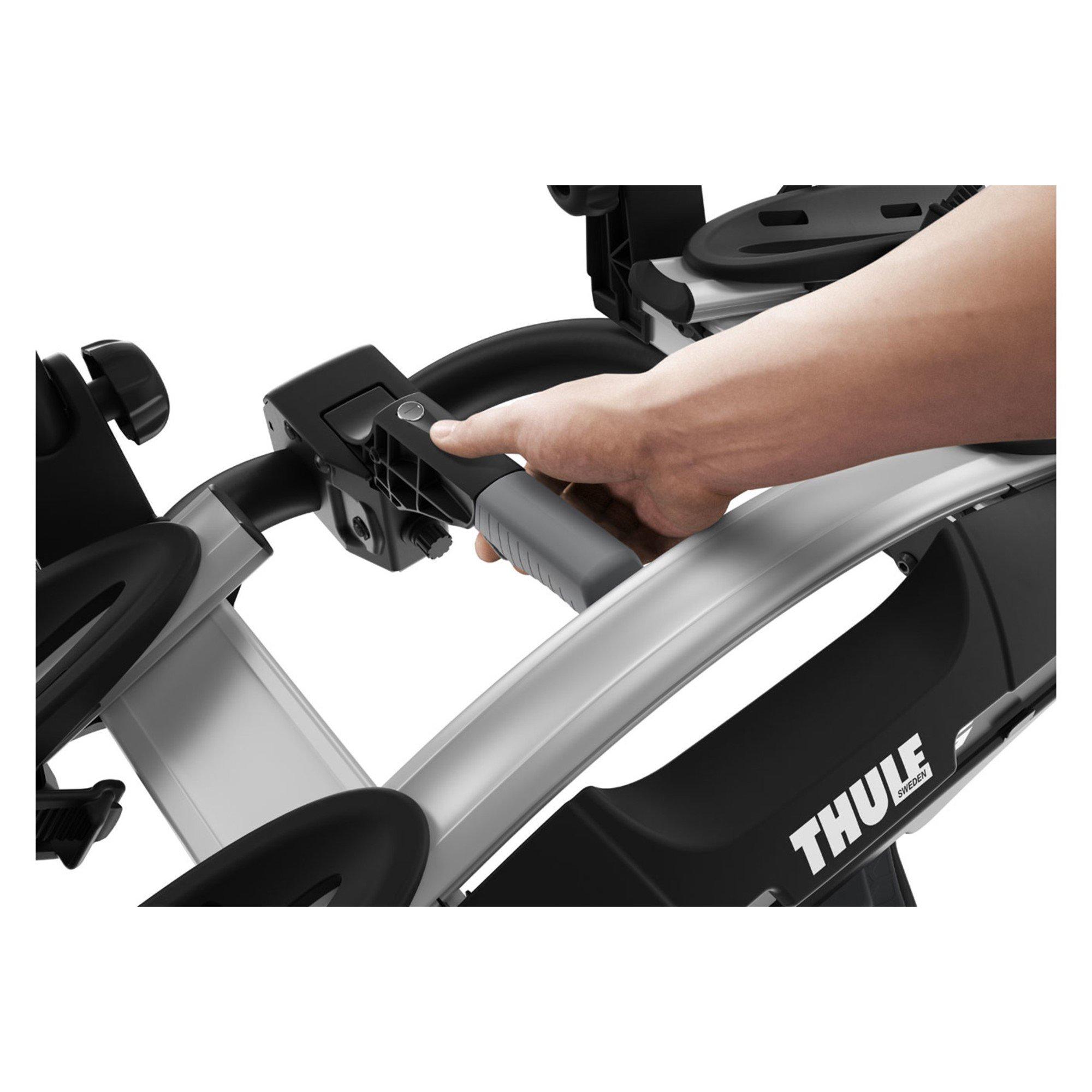 Black/Silver - Thule - VeloCompact 2 Bike Towball Mounted Rack - 6