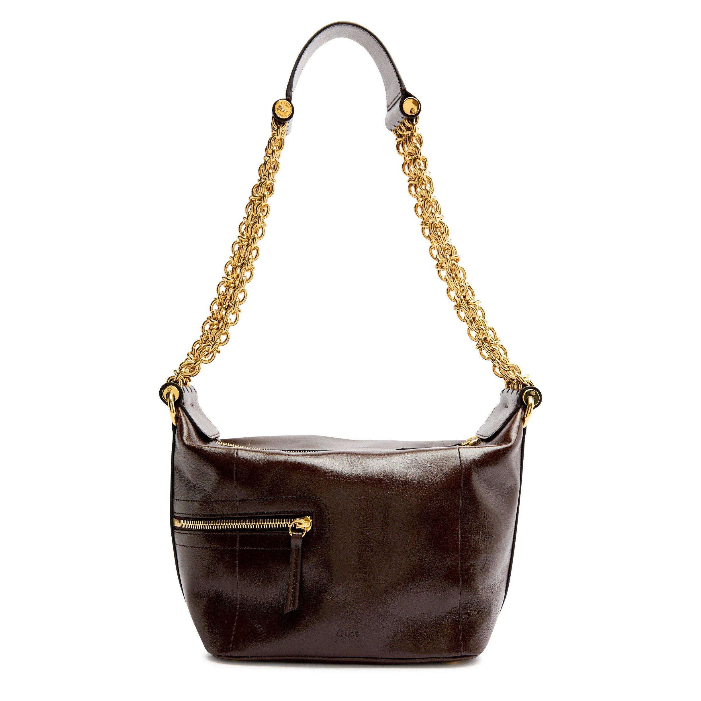 DARK BROWN - Chloe - CHC25SS418 - CAMERA CHAIN - 1