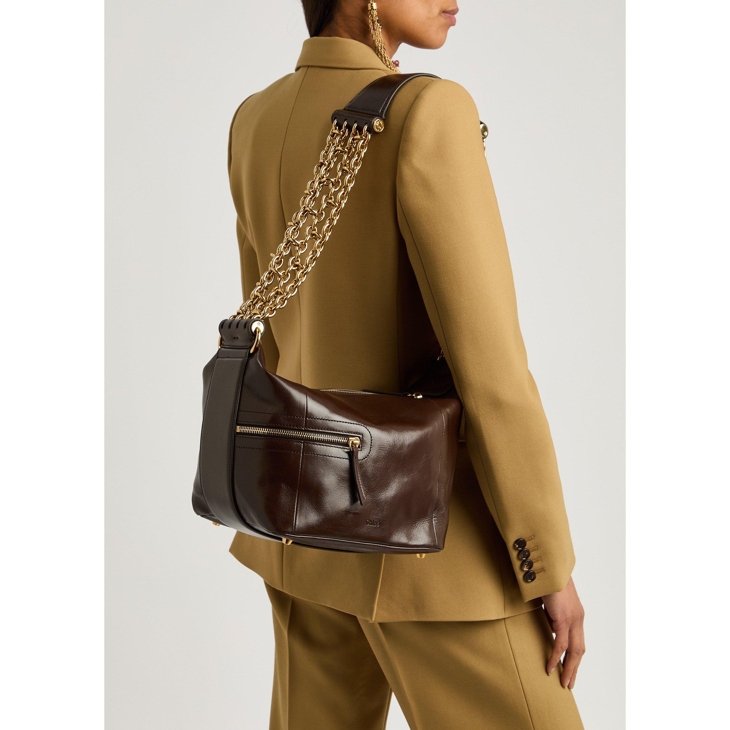 DARK BROWN - Chloe - CHC25SS418 - CAMERA CHAIN - 3