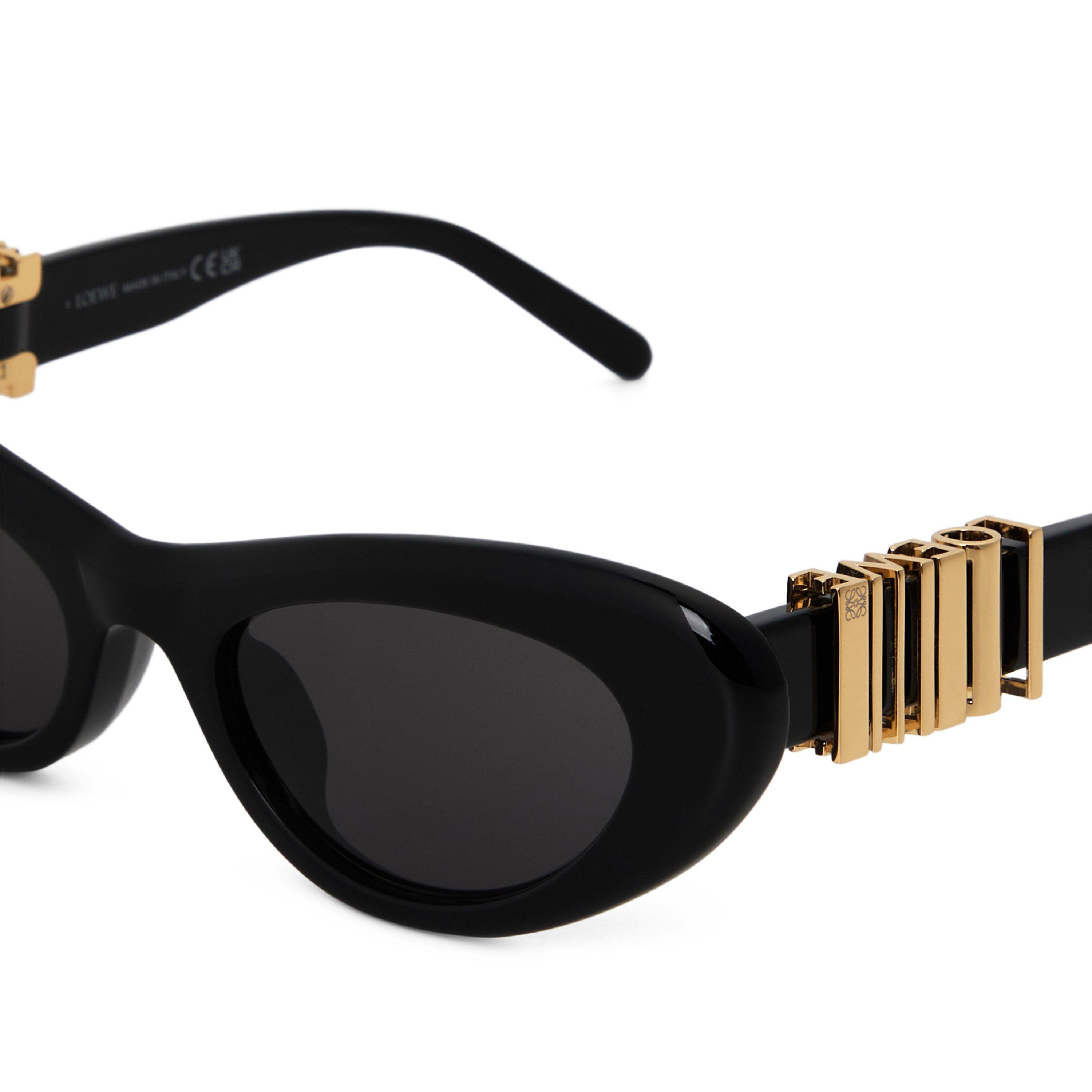 BLACK - Loewe - LOEWE F SLIM OVAL ACETATE - 3