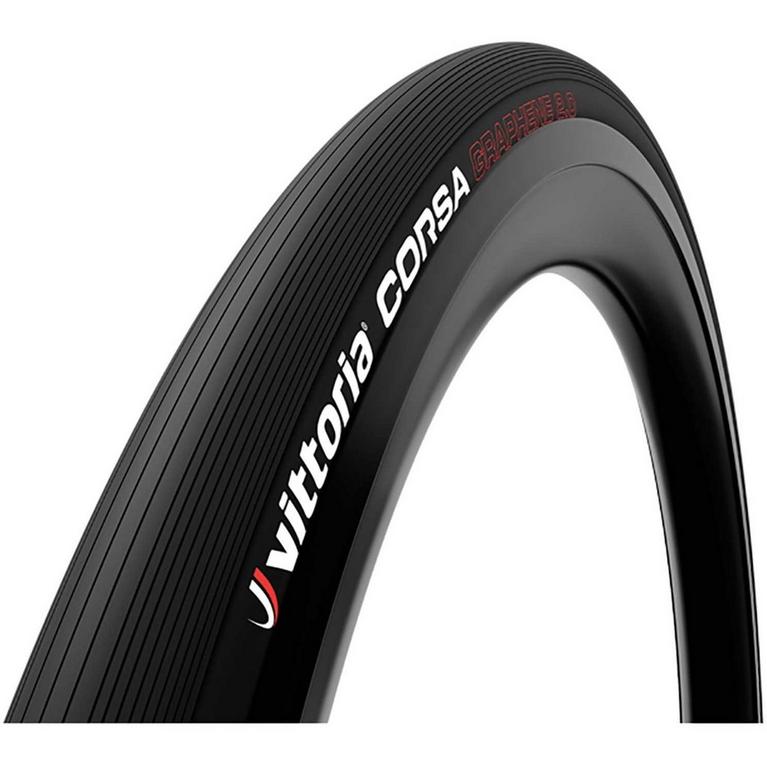 Noir - Vittoria - Corsa TLR G2.0 700C Folding Tubeless Ready Road Tyre - Retail Packaged