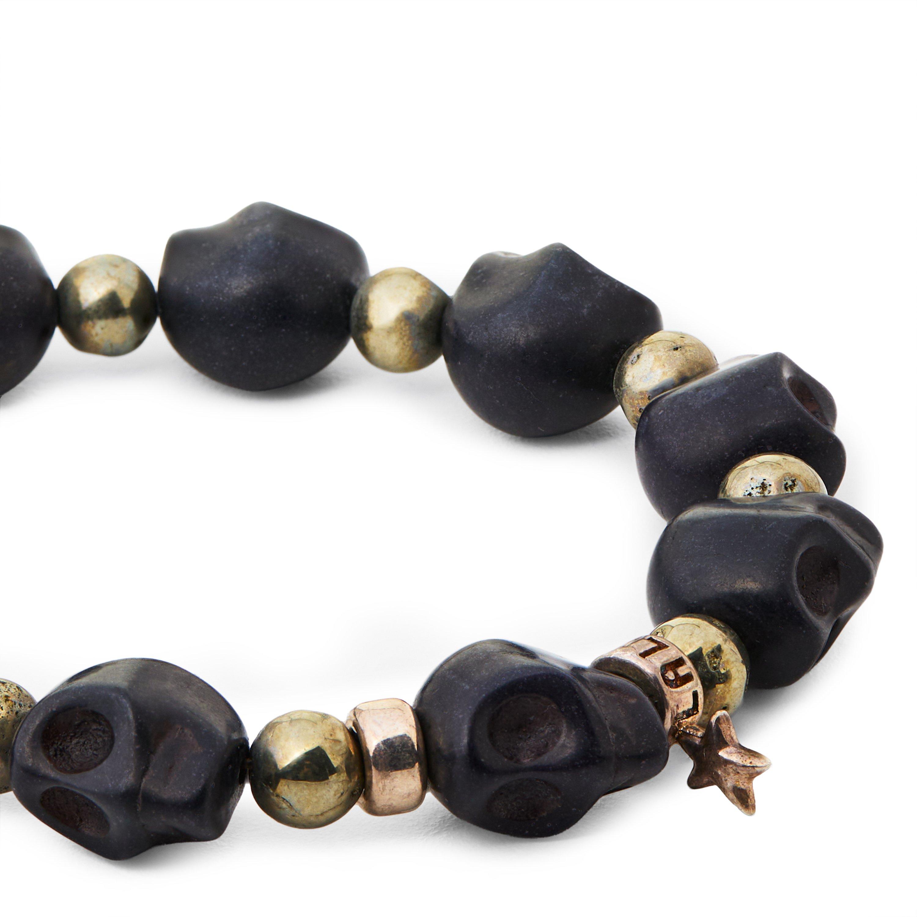 BLACK - Lala Rocks - PYRITE & SKULL B/L09 - 2
