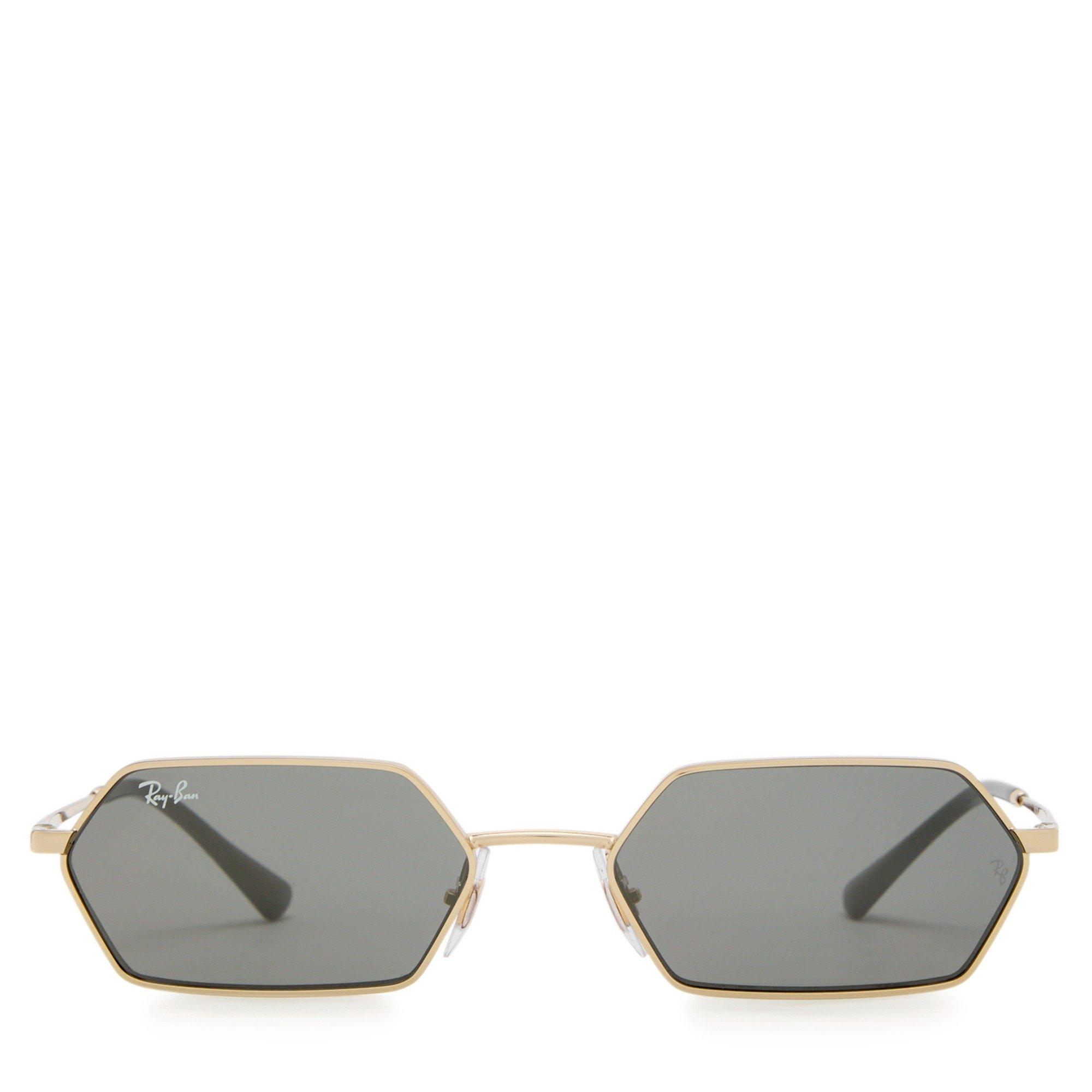 GOLD - Ray-Ban - Metal Full Rim Hexagon Sunglasses - 2