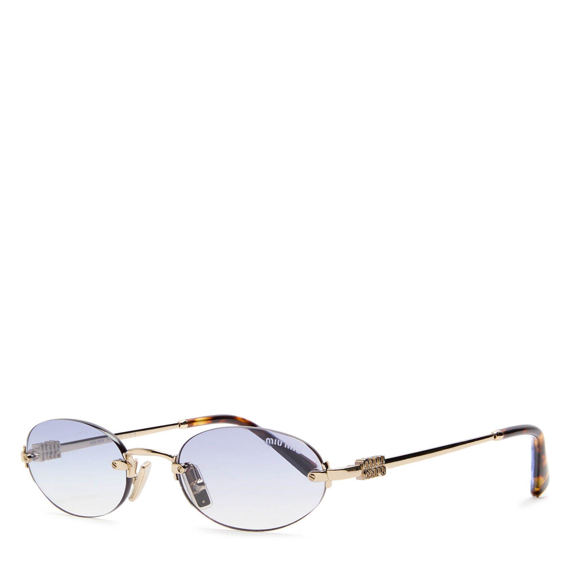 MIU MIU RIMLESS OVAL METAL SG