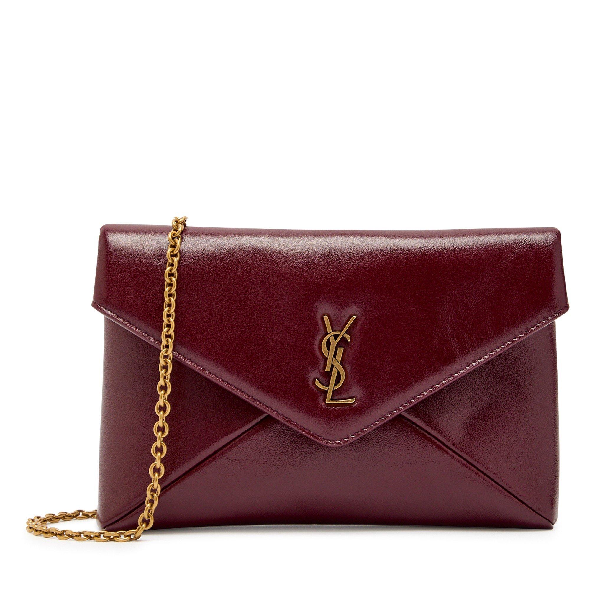 Saint Laurent ENVELOPE SOFT POUCH W CHAIN