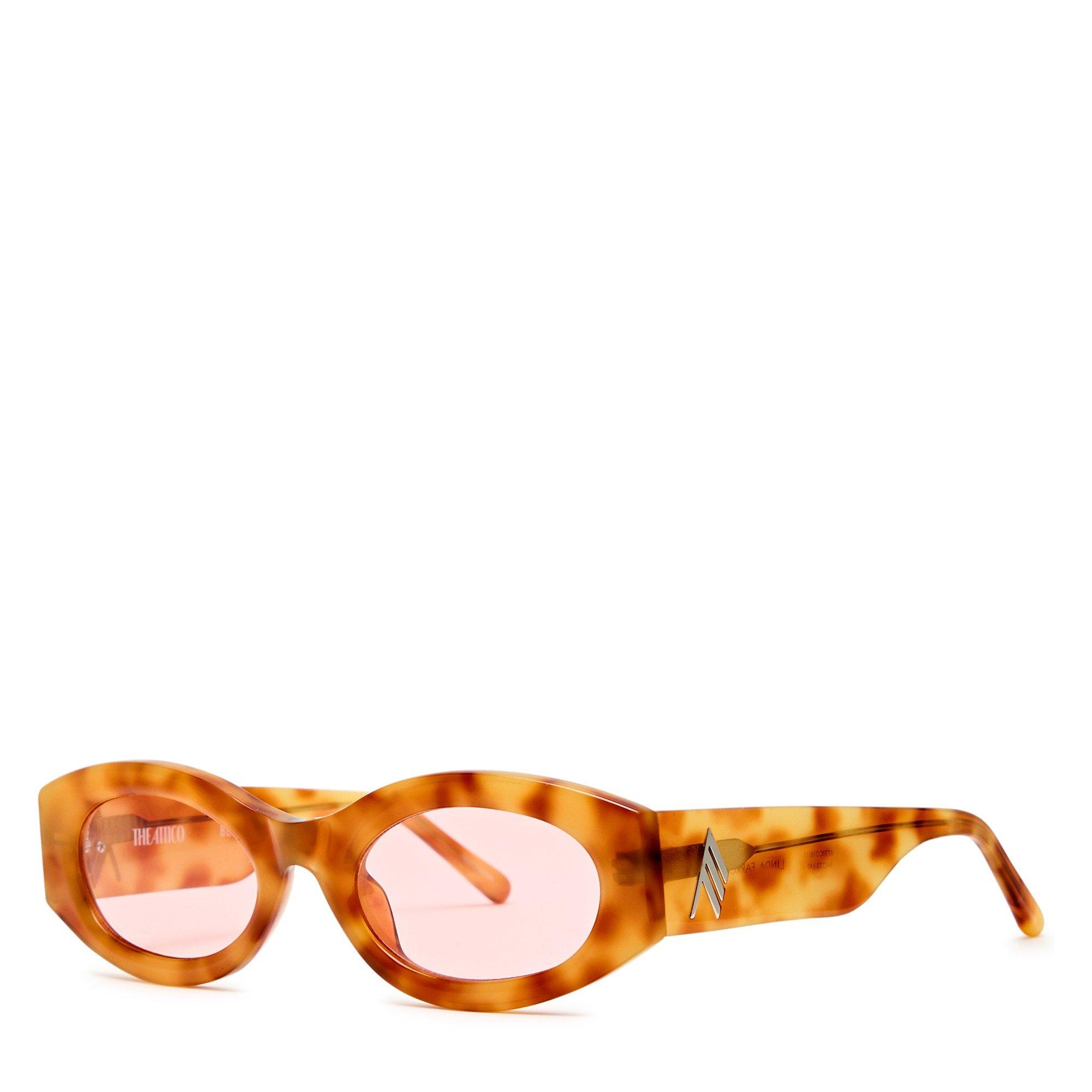 BROWN HAVANA - Linda Farrow - LF X THE ATTICO BERTA ACE