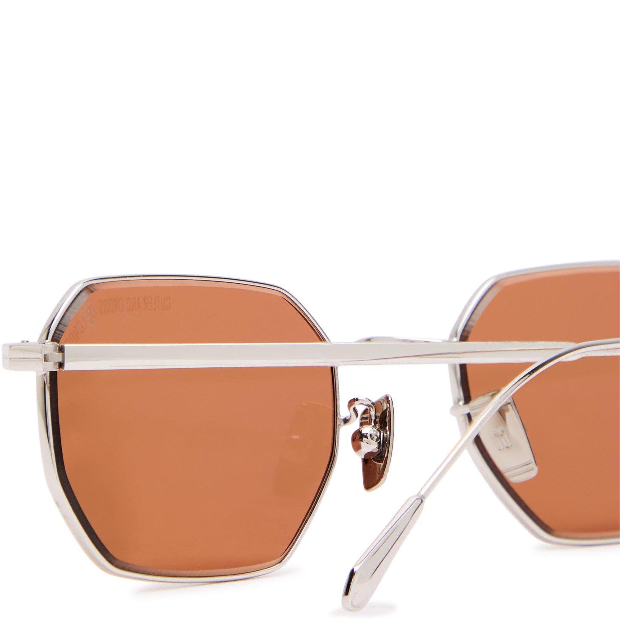 SILVER AND OTHE - Cutler and Gross - Men's Hexagon Metal Sunglasses - 3