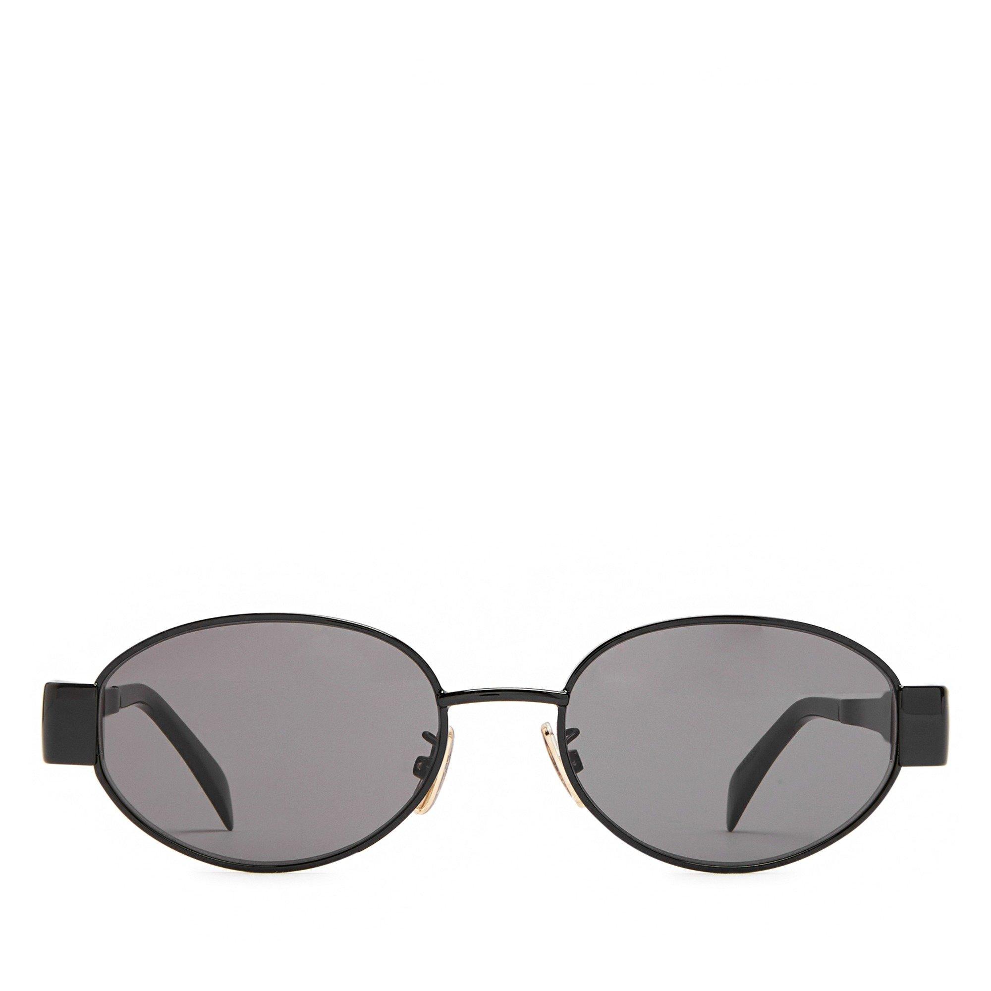 BLACK - Celine - CELINE F METAL TRIOMPHE OVAL S - 2