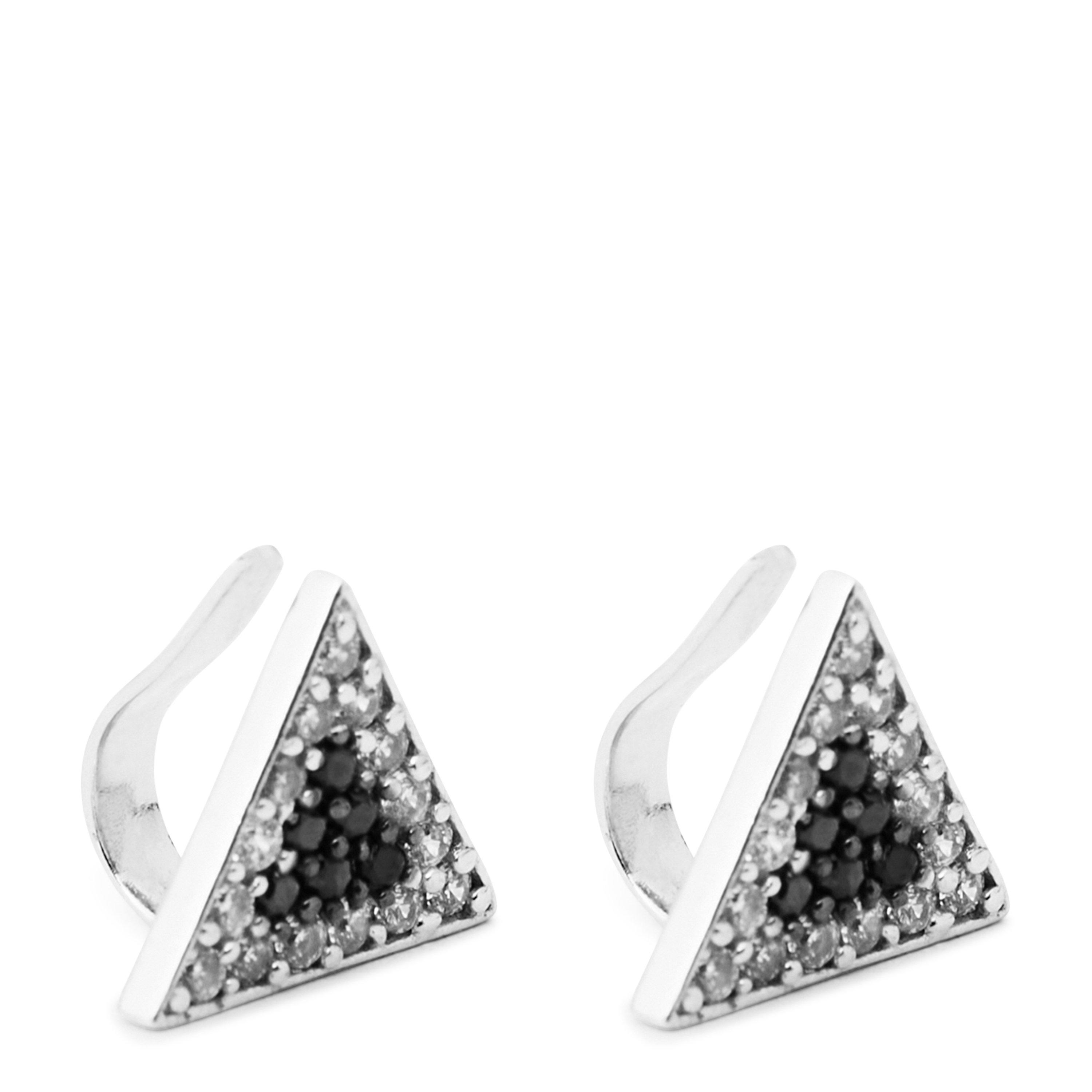 SILVER - Unknown - Women's Single Triangle Ear Cuff Earrings - 1