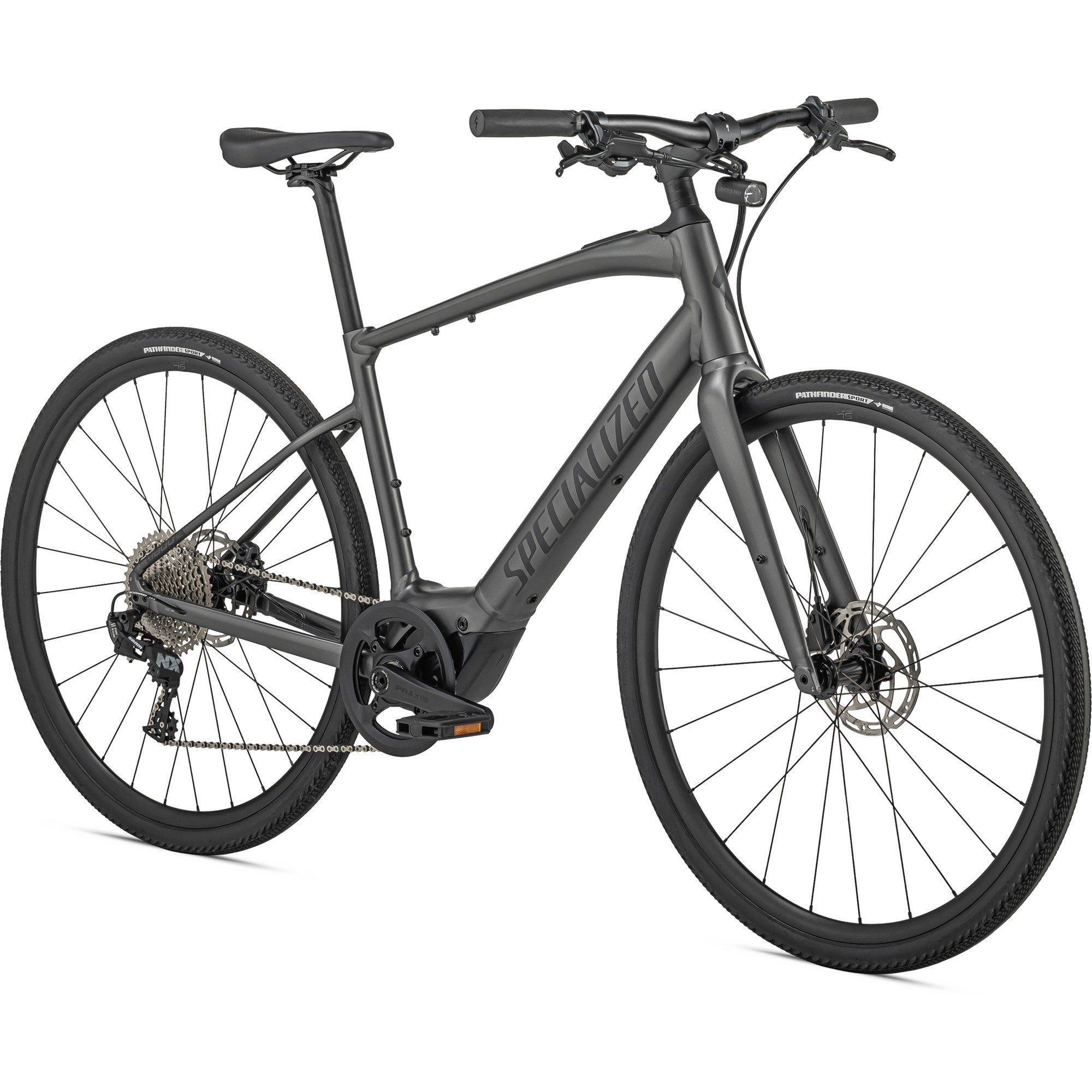 Smoke/Black 22 - Specialized - Turbo Vado SL 4.0 2024 Electric Hybrid Bike - 2
