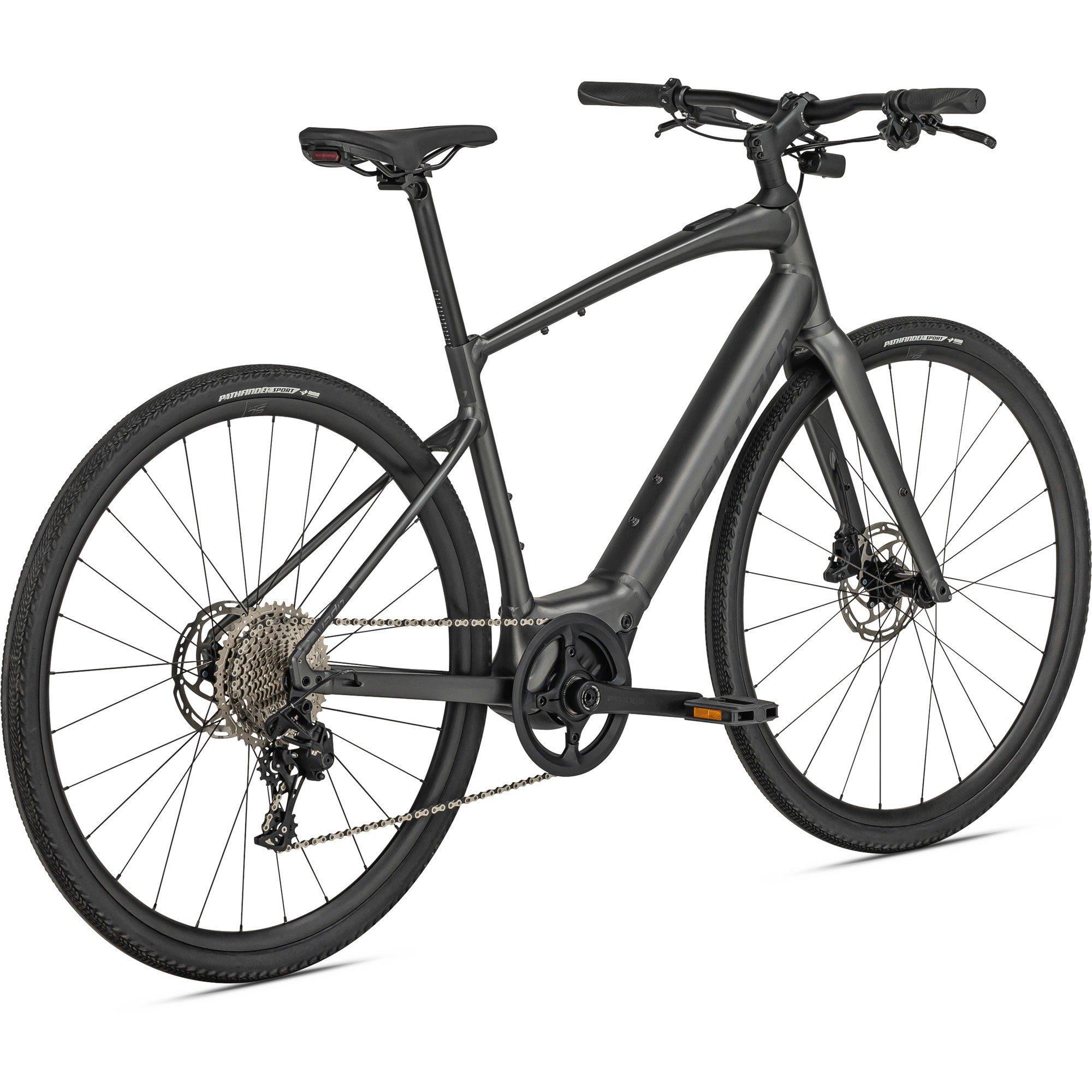 Smoke/Black 22 - Specialized - Turbo Vado SL 4.0 2024 Electric Hybrid Bike - 3