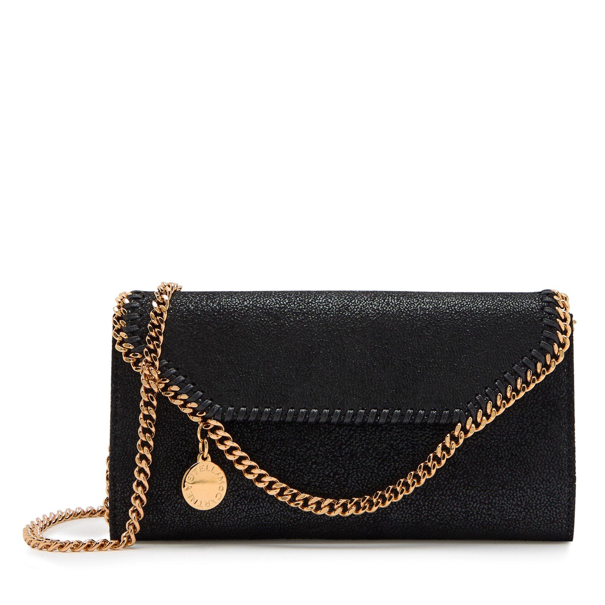 BLACK - Stella McCartney - Falabella Continental Wallet W