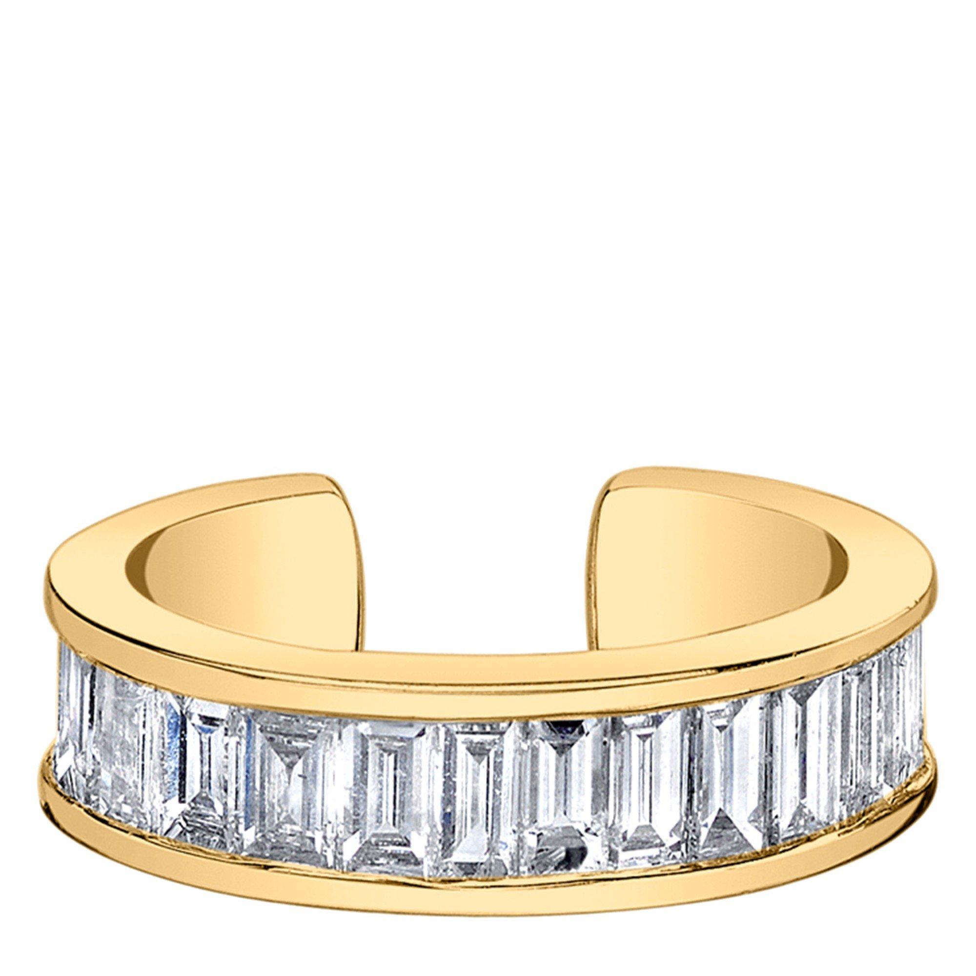 GOLD - Anita - AK GLD HANAH BAGT DIA EAR CUFF