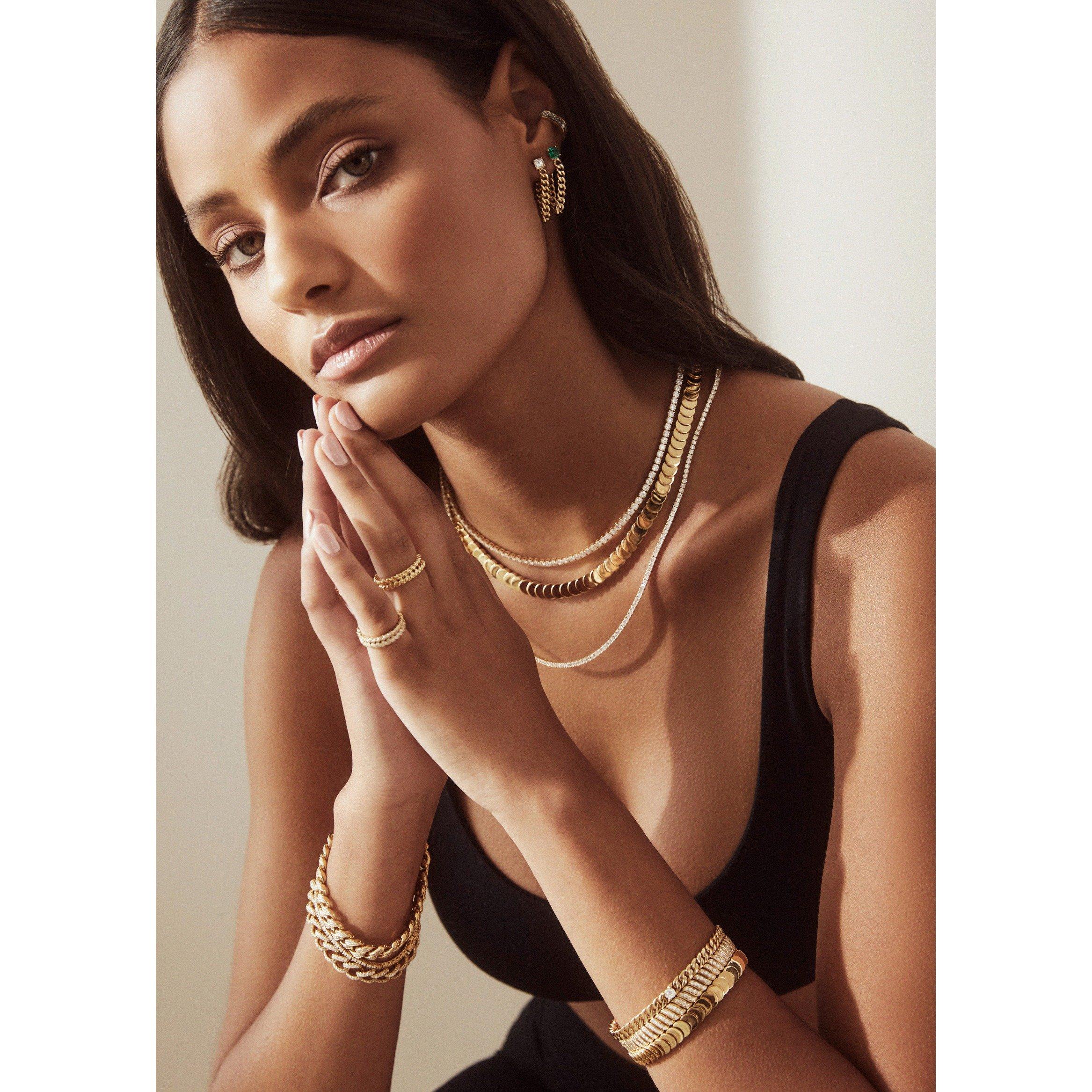 GOLD - Anita - AK YELOW LUNA NECKLACE - 2