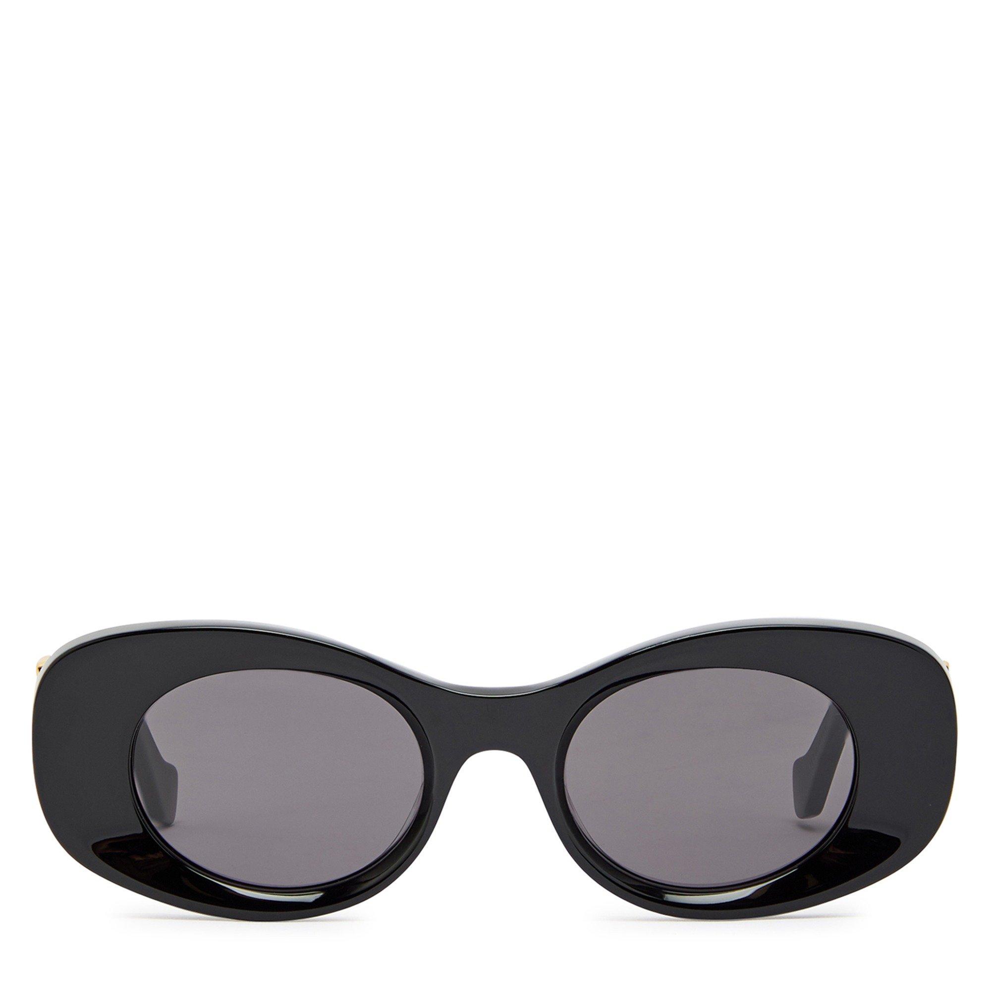BLACK - Loewe - LOEWE F ANAGRAM OVAL ACETATE - 2