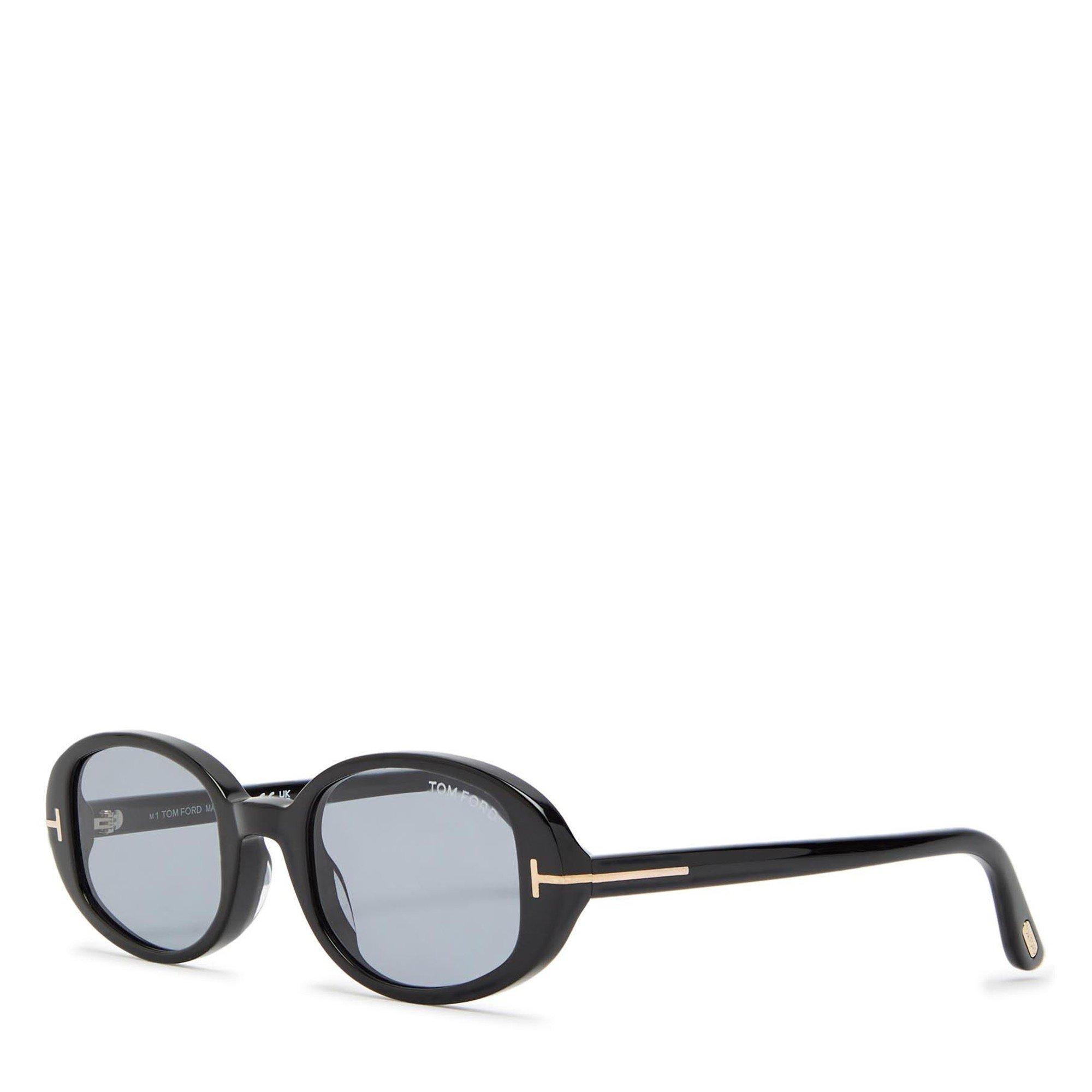 BLACK - Tom Ford - TOM FORD F OVAL ACETATE SG - 1
