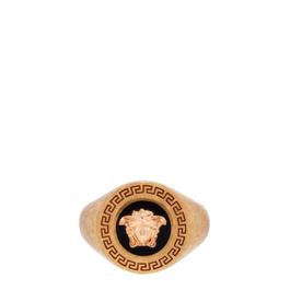 Versace Round Medusa Signet Ring