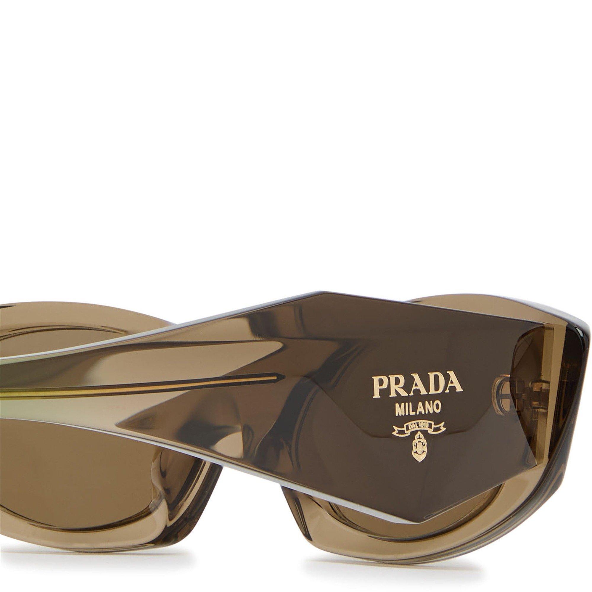 BROWN LIGHT - Prada - PRADA F NARROW ACETATE SG - 3