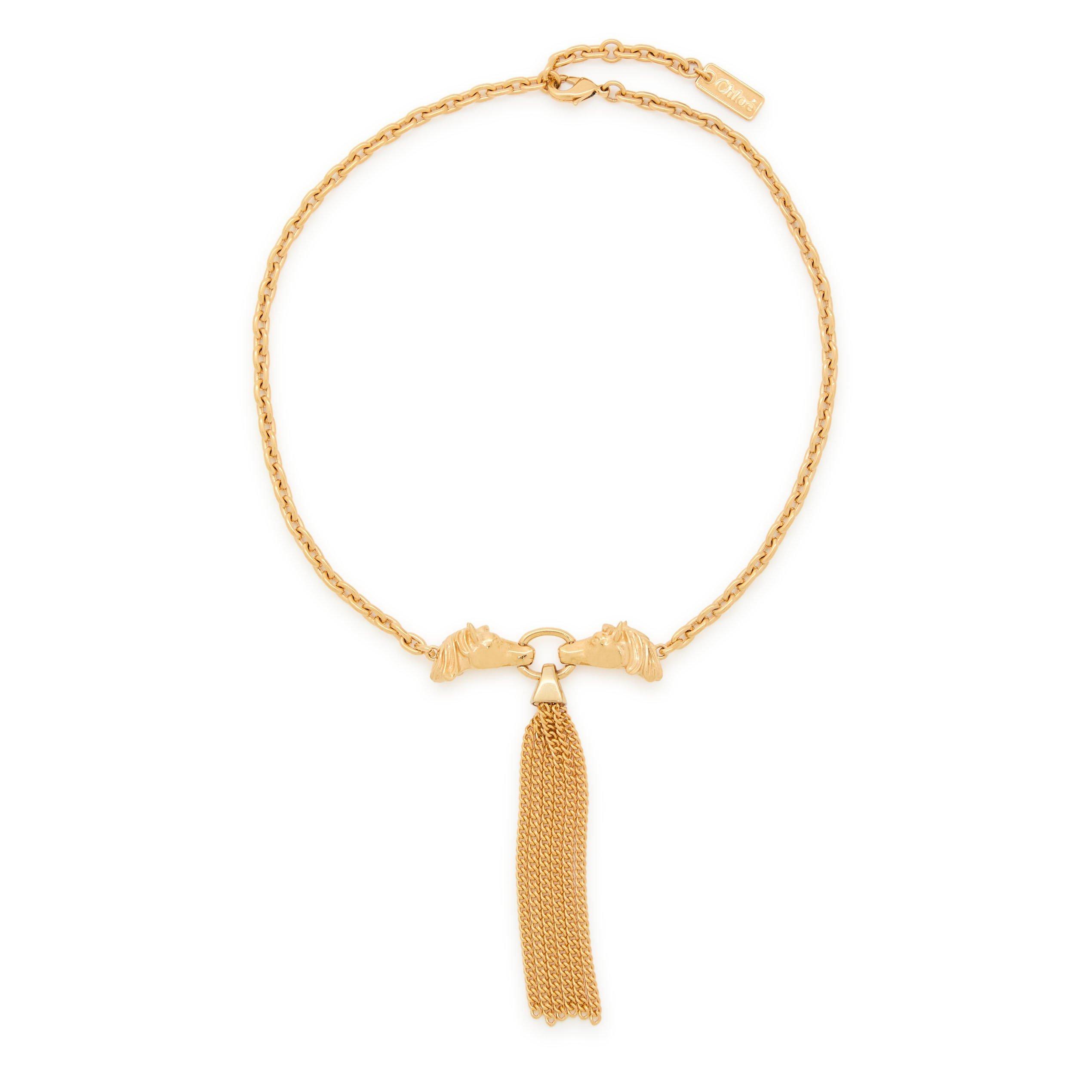 GOLD - Chloe - Horse necklace
