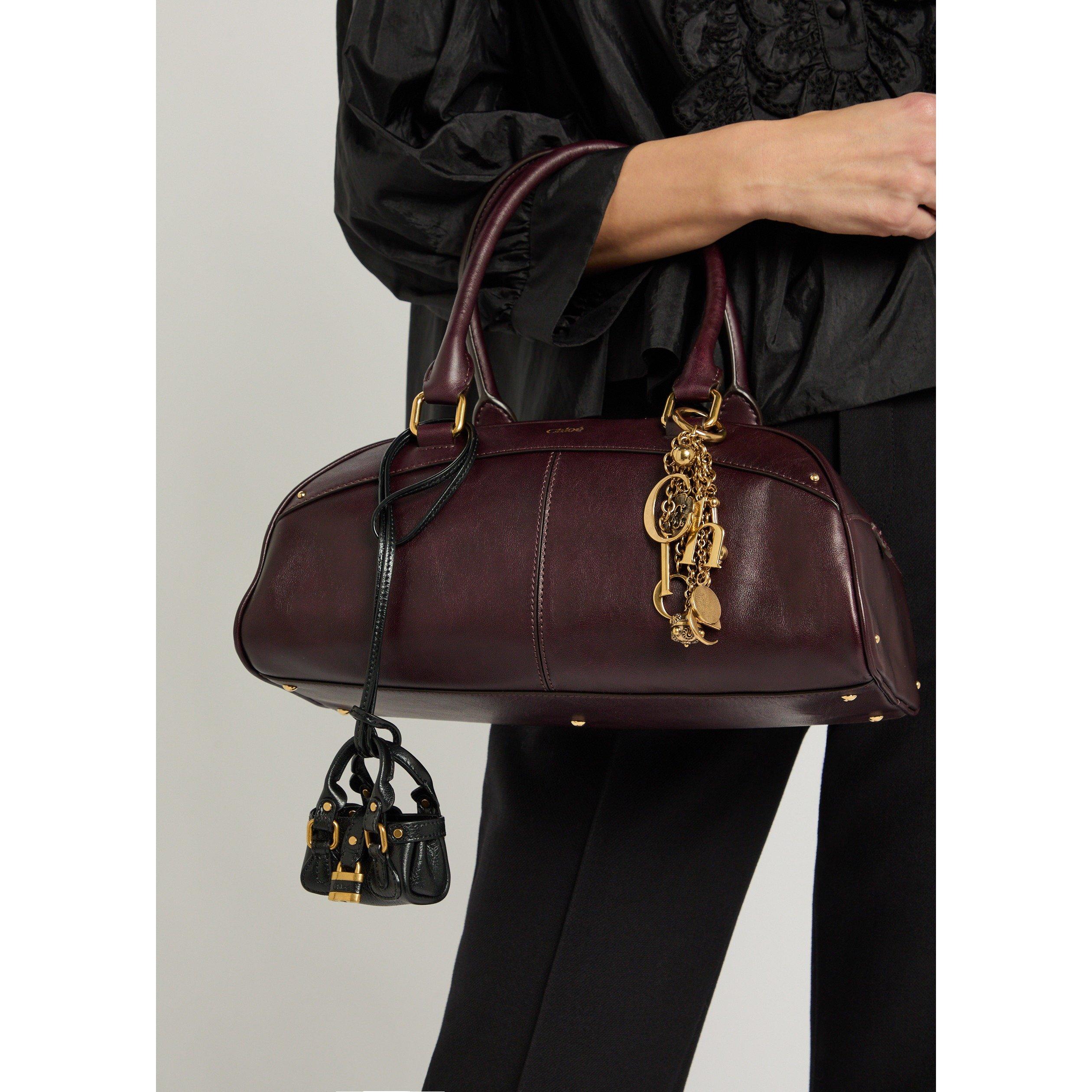 BLACK - Chloe - Women's Paddington Leather Charm - 3