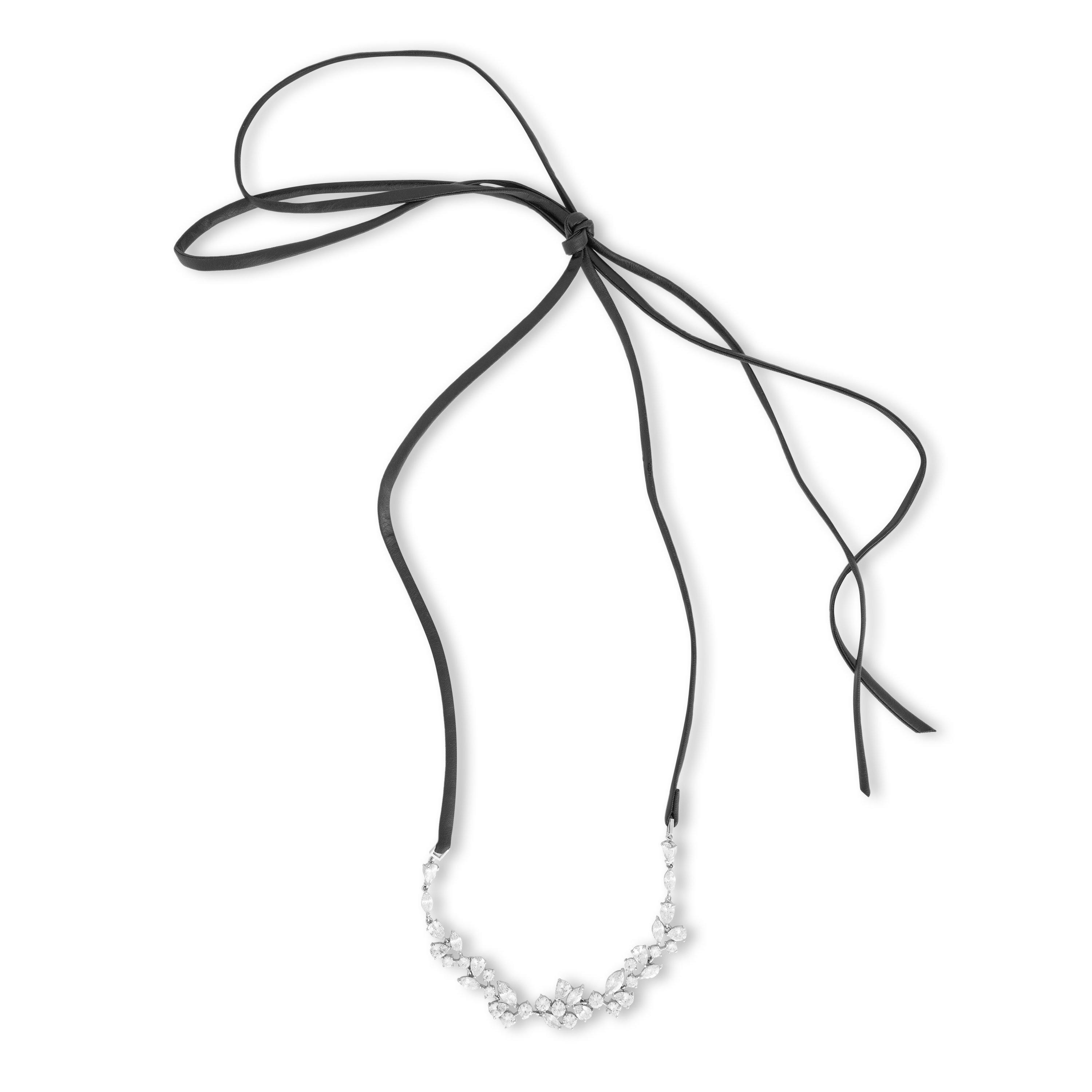 SILVER - Fallon - Monarch Florette choker - 2