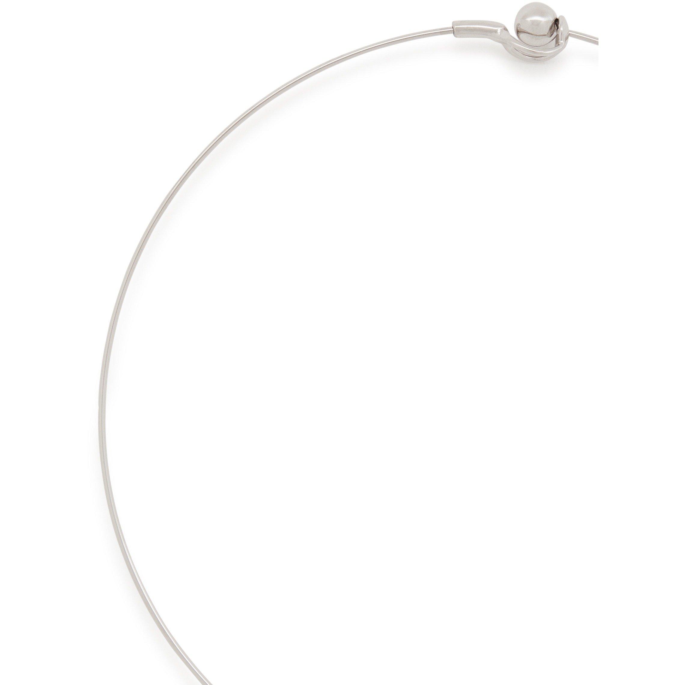 BLACK - Lemaire - Women's Dot Onyx Choker Necklace - 4