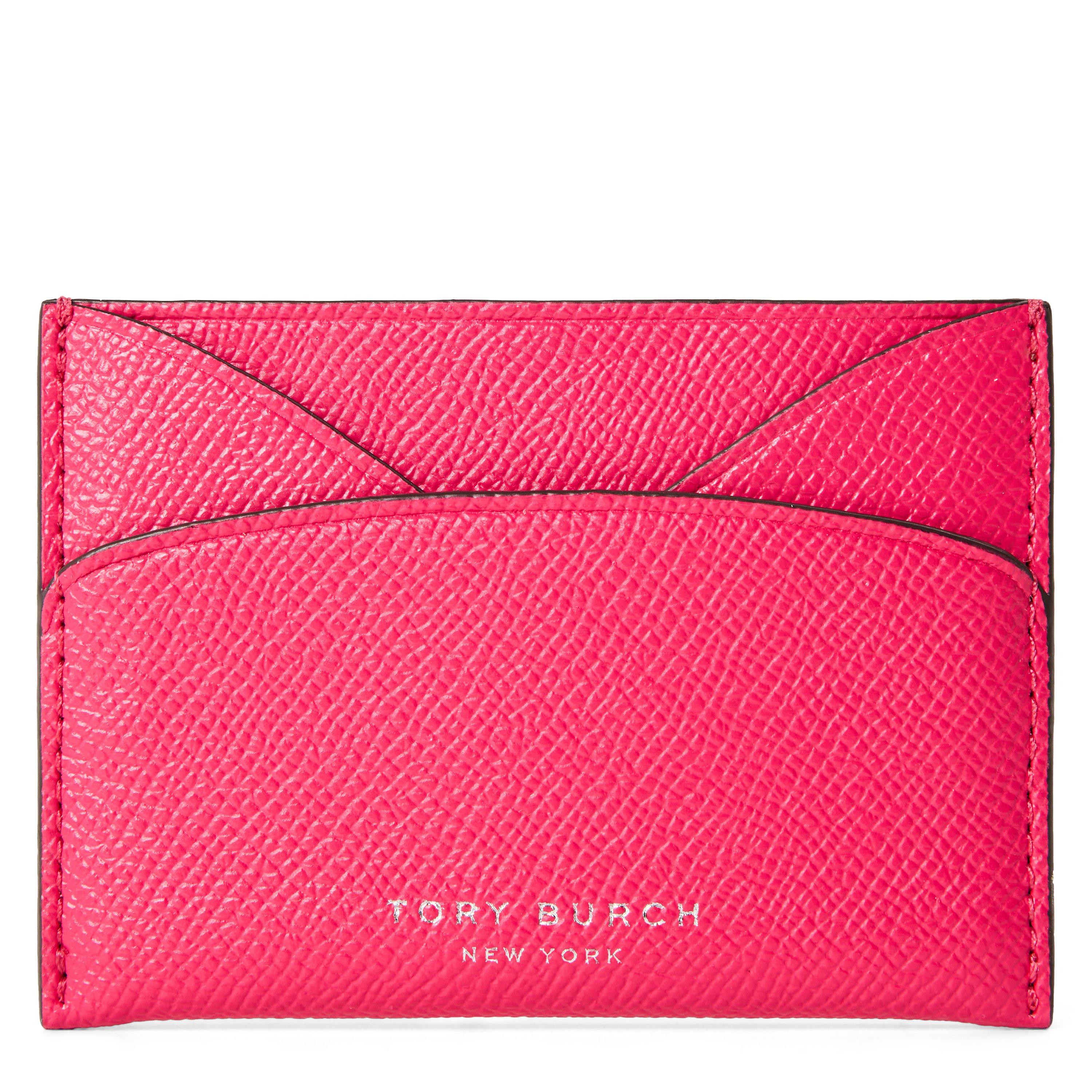 PINK - Tory Burch - Romy Flat Card Case - 1