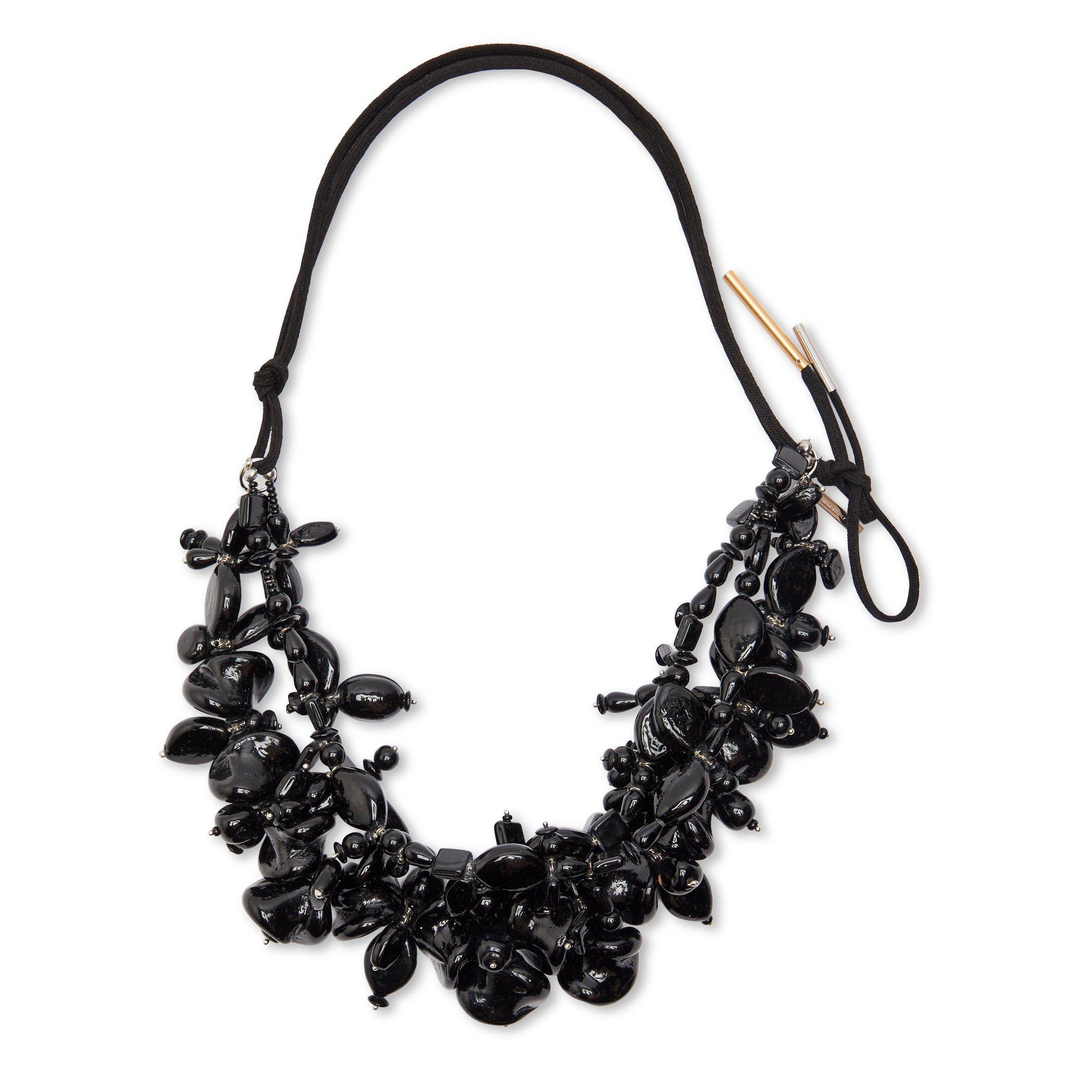 BLACK - Dries Van Noten - FRINGED NECKLACE - 1