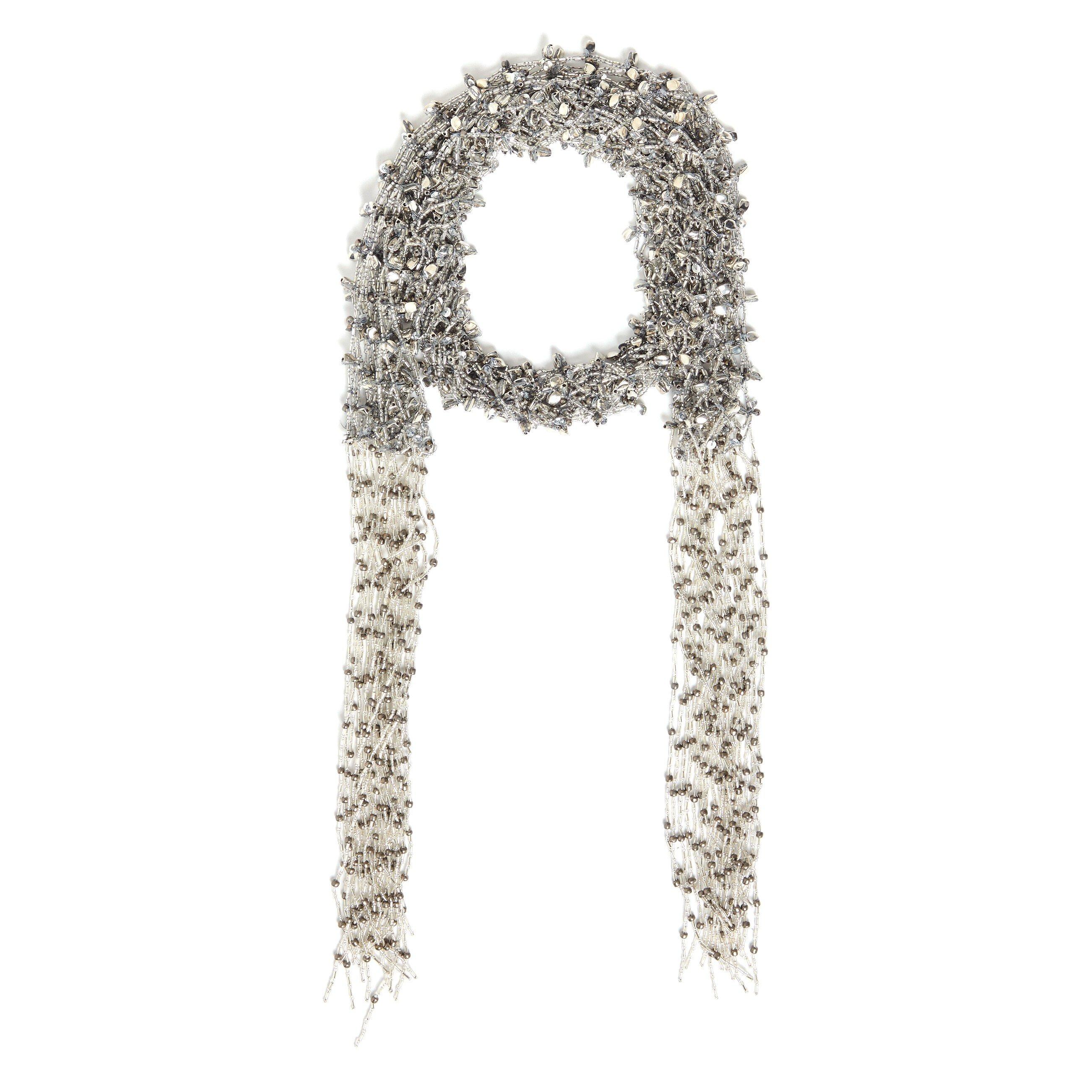 SILVER - Dries Van Noten - FRINGED NECKLACE