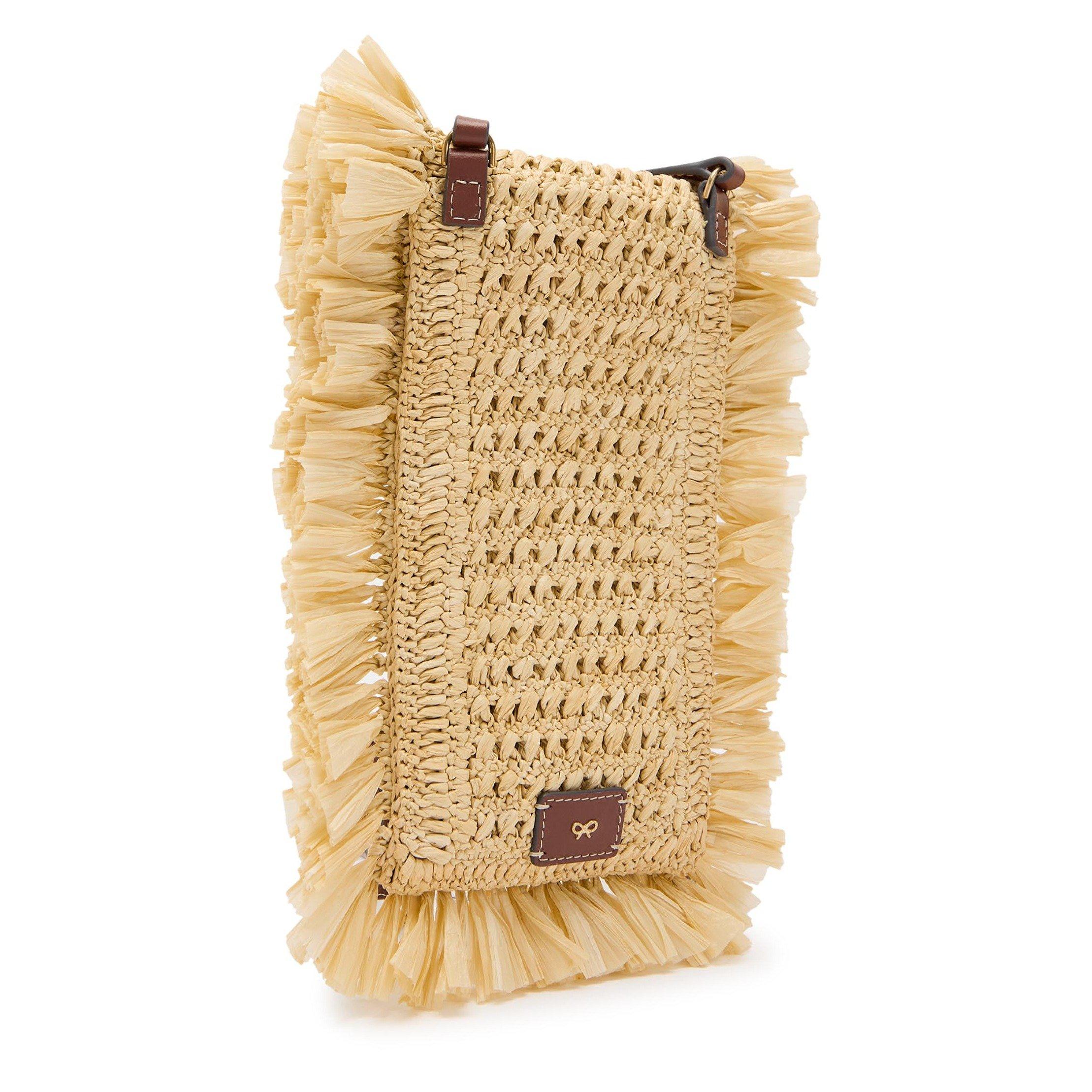 NATURAL - Anya Hindmarch - RAFFIA PHONE POUCH - 2