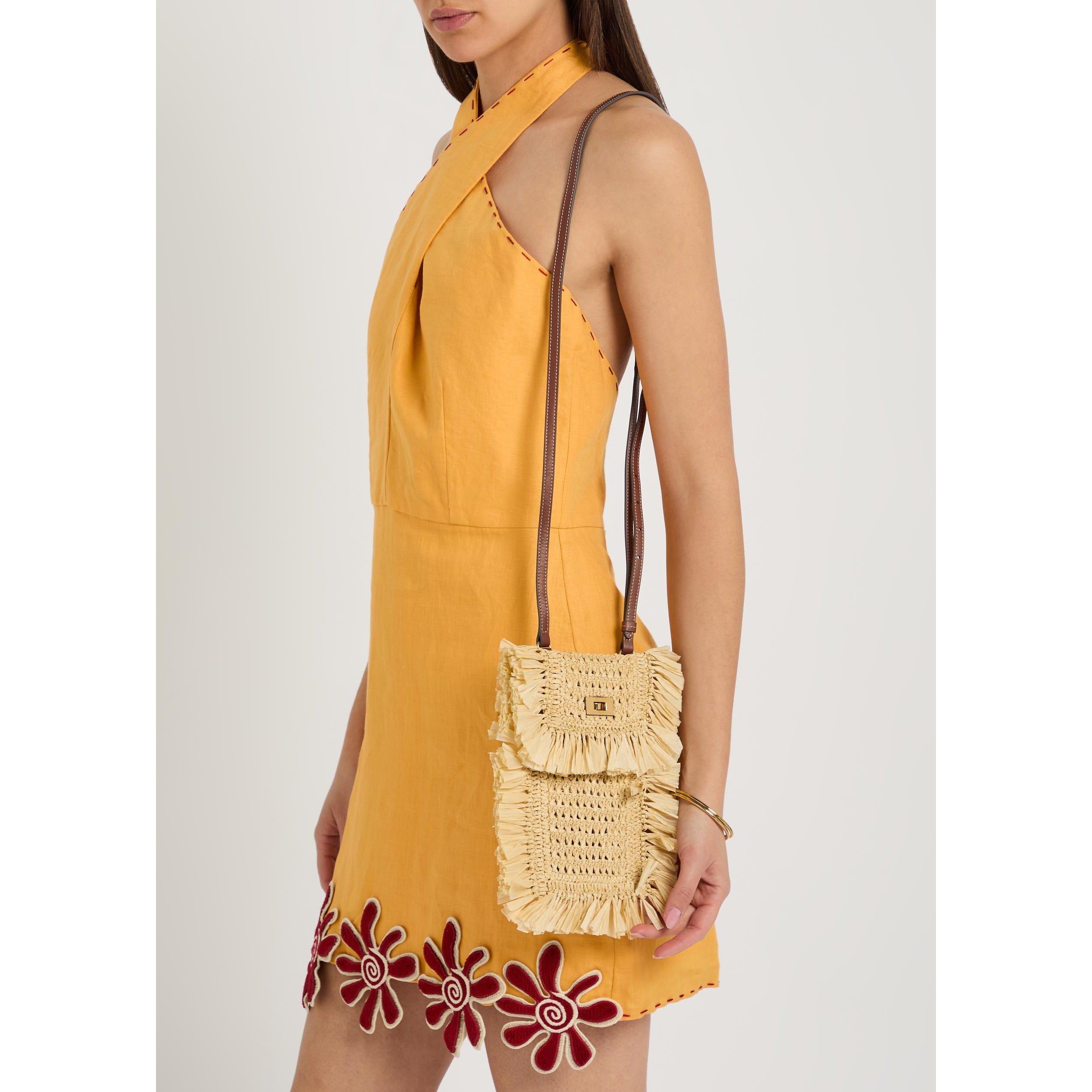 NATURAL - Anya Hindmarch - RAFFIA PHONE POUCH - 3