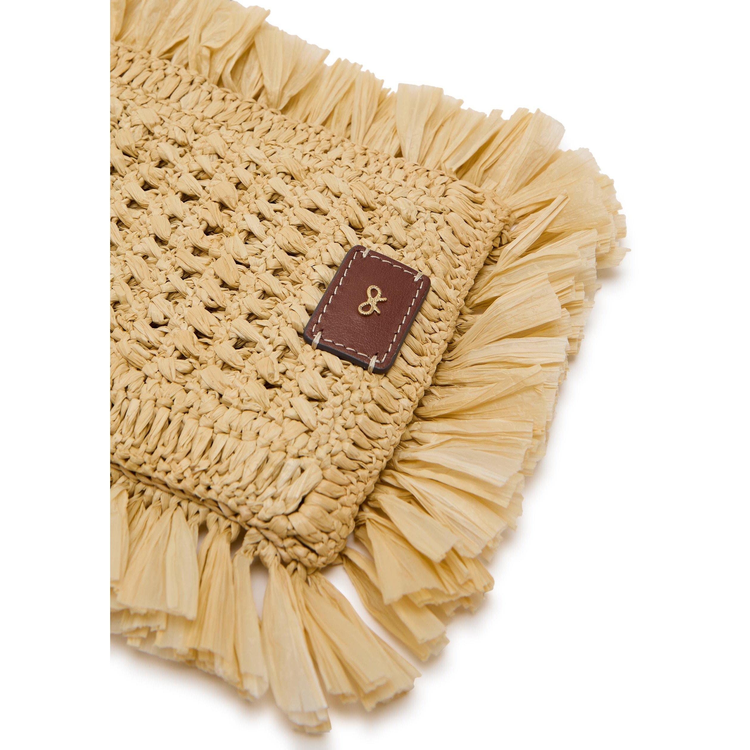 NATURAL - Anya Hindmarch - RAFFIA PHONE POUCH - 4