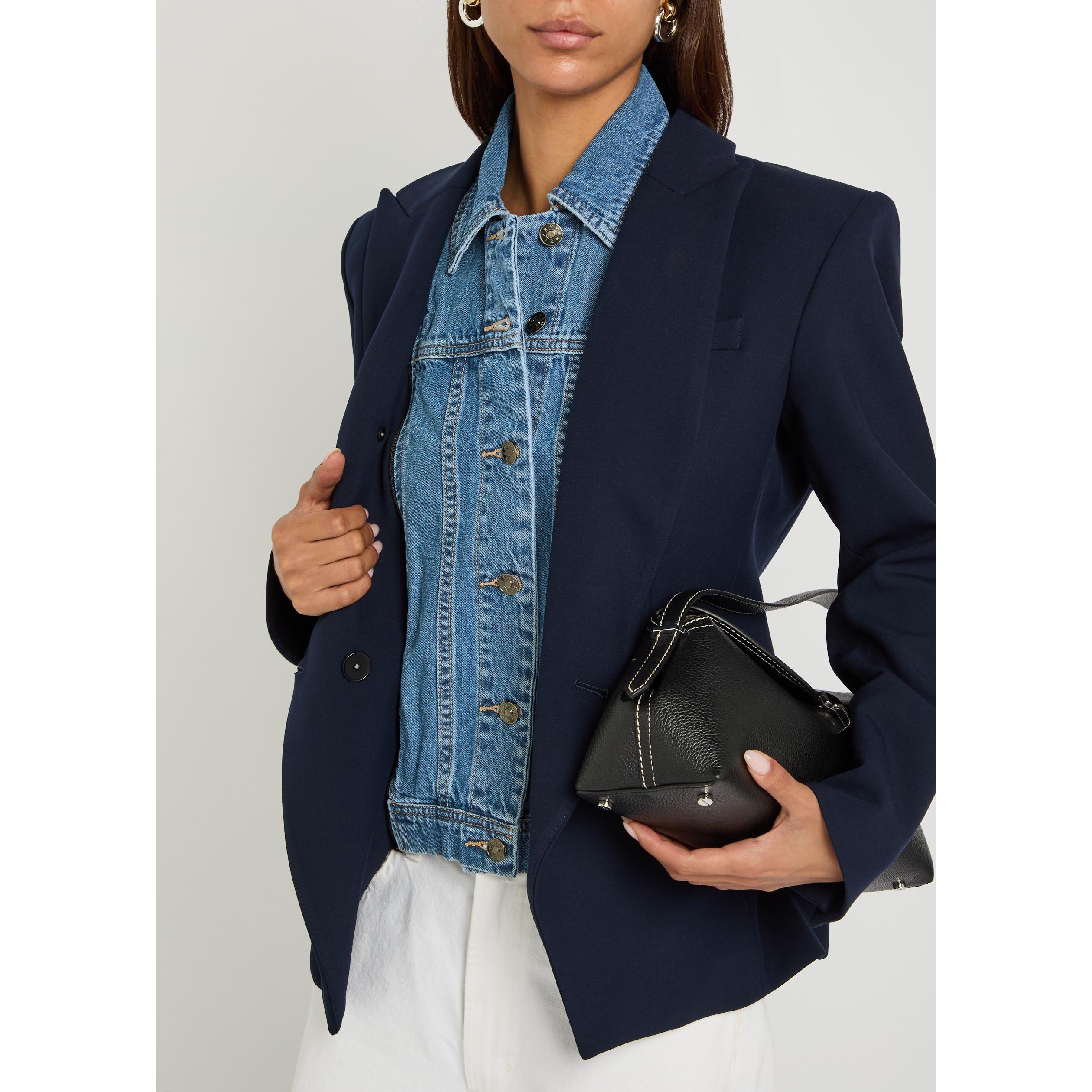 BLUE - Veronica Beard - Women's Cotton Collar - 3