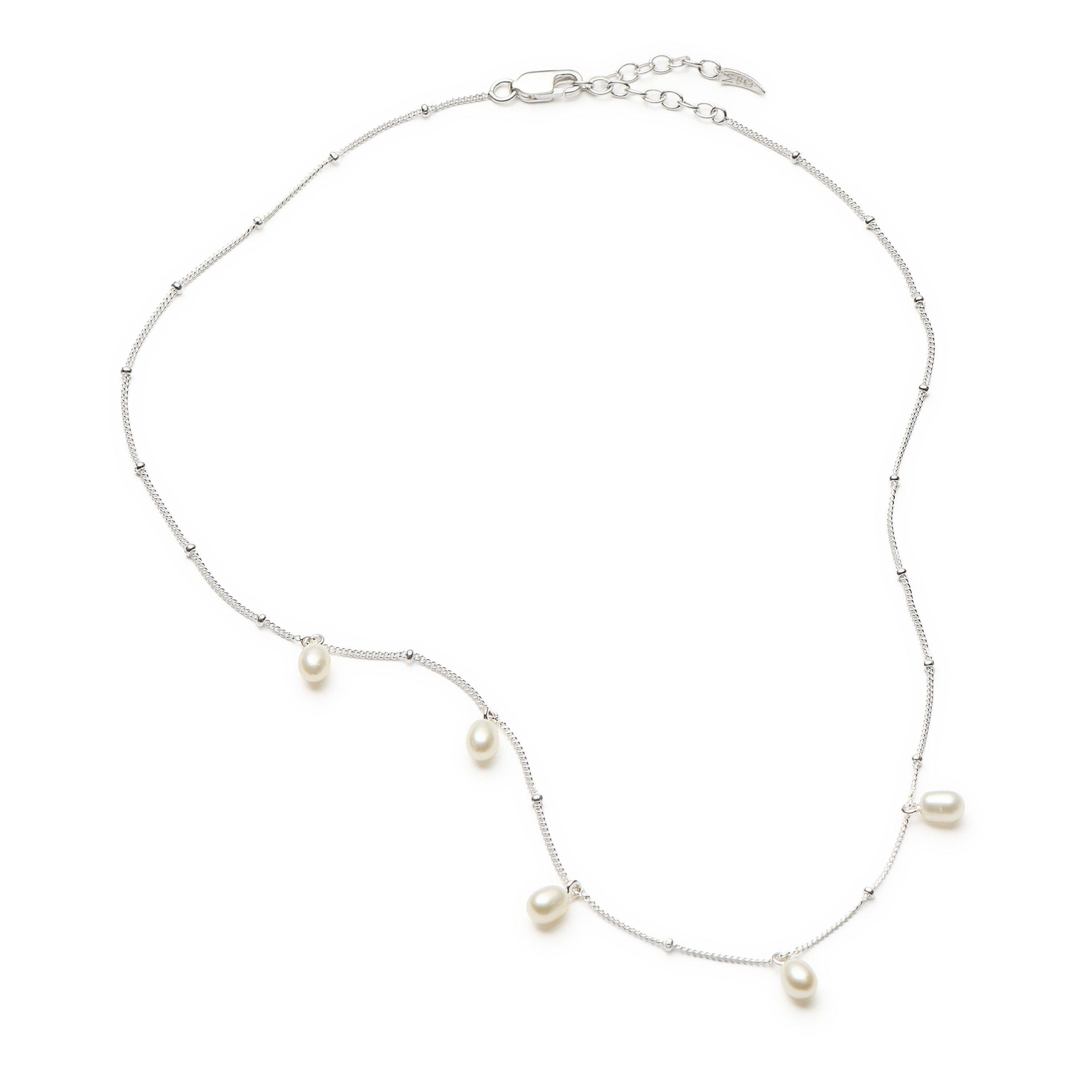 SILVER - Missoma - PEARL BAYA BAROQUE CHAIN CHOKE - 2