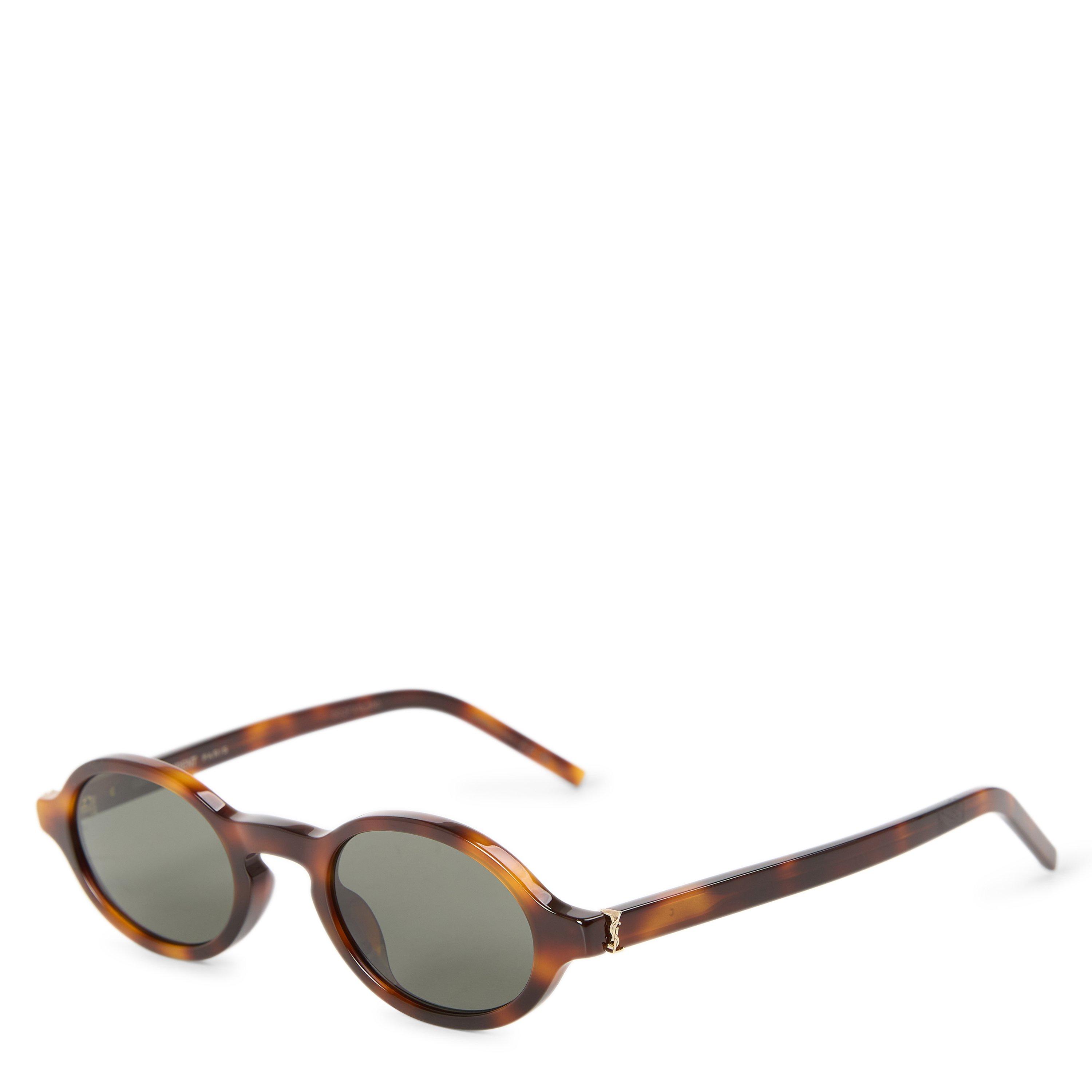 GREY - Saint Laurent - SL F OVAL ACETATE SG - 1