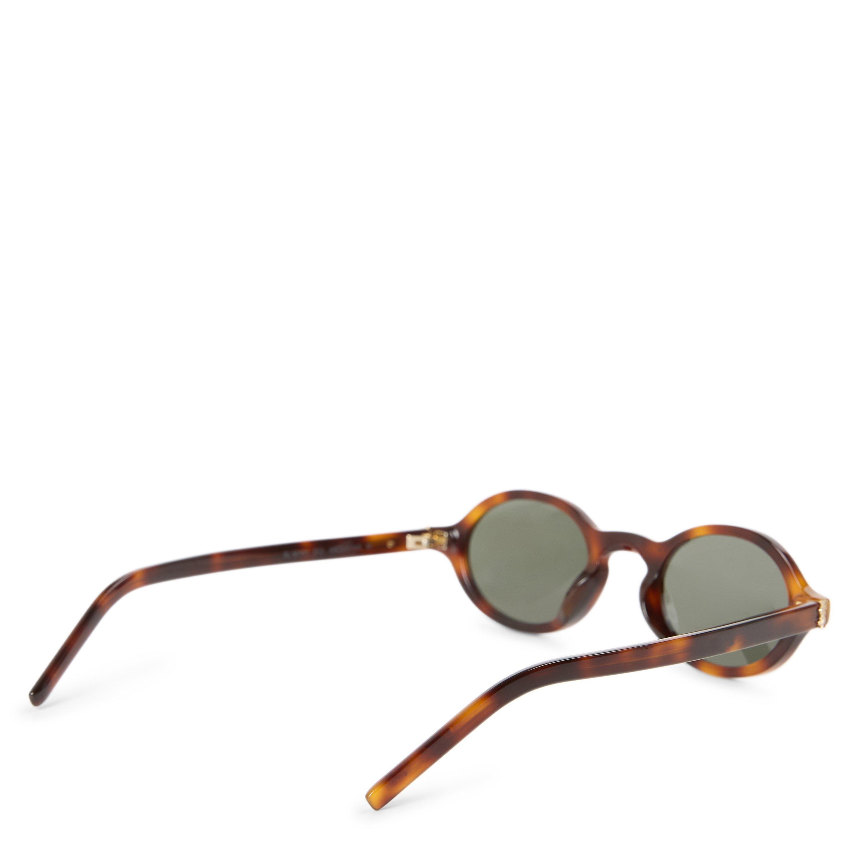 GREY - Saint Laurent - SL F OVAL ACETATE SG - 2