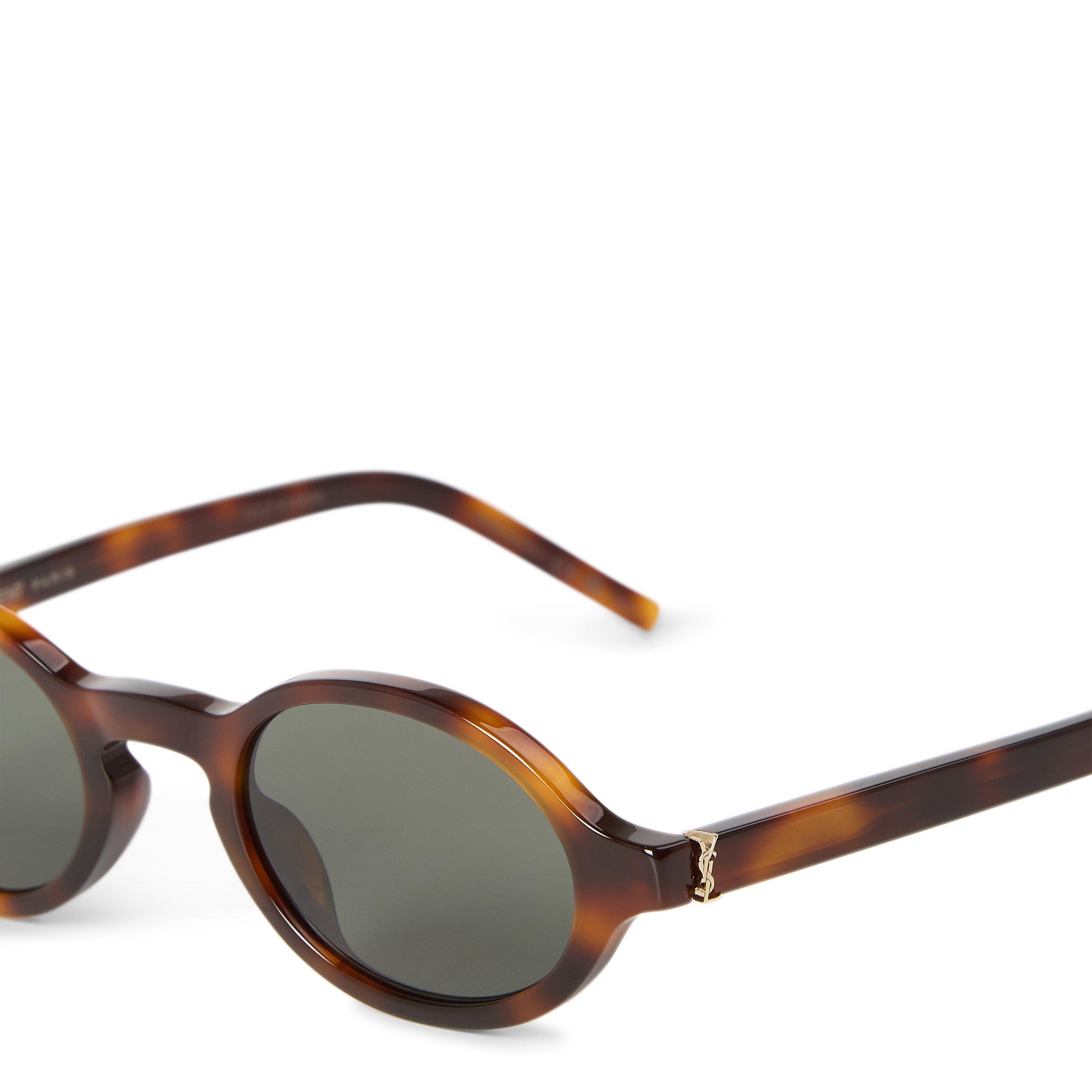 GREY - Saint Laurent - SL F OVAL ACETATE SG - 3