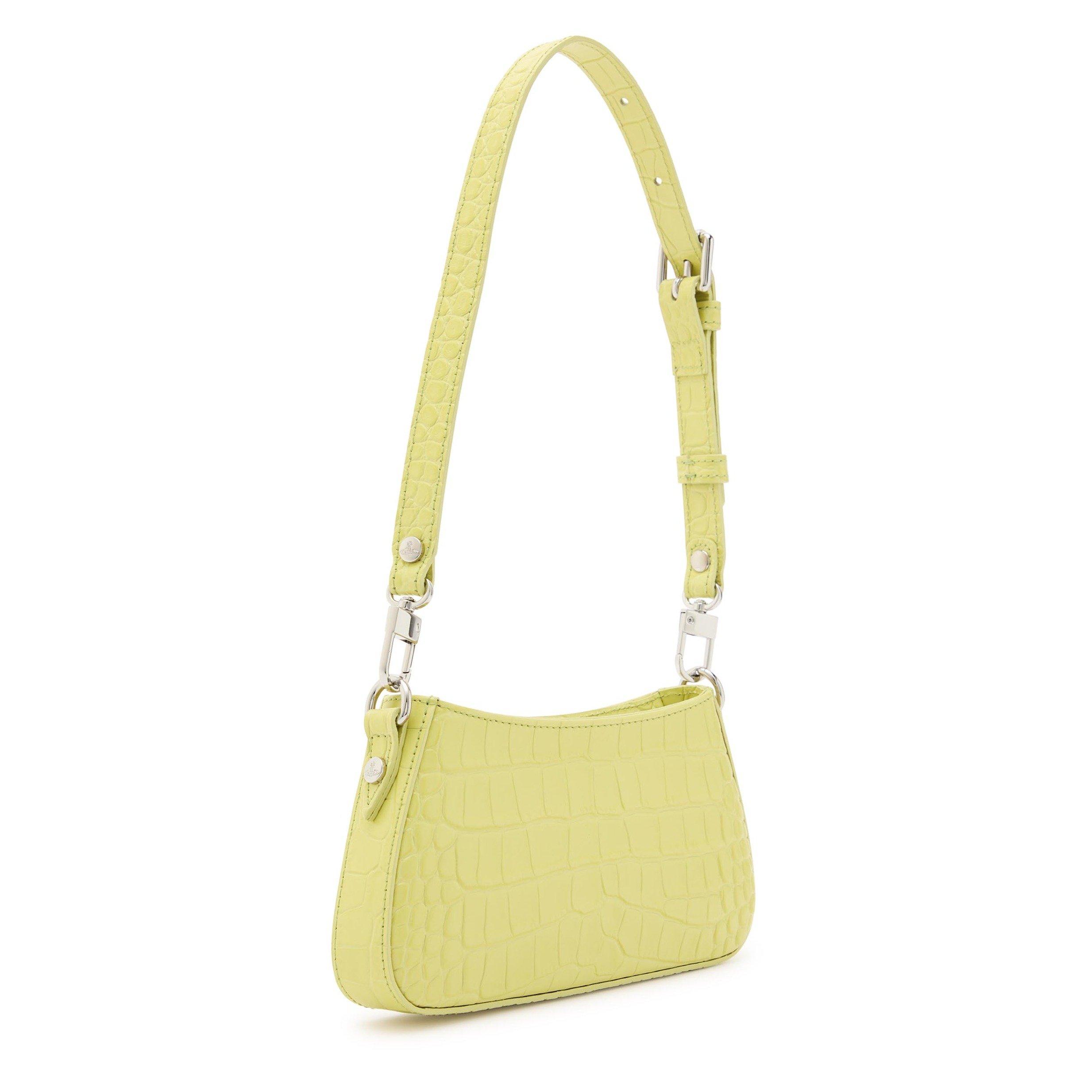 YELLOW - Vivienne Westwood - TASHA SHOULDER PHONE BAG CROC - 2