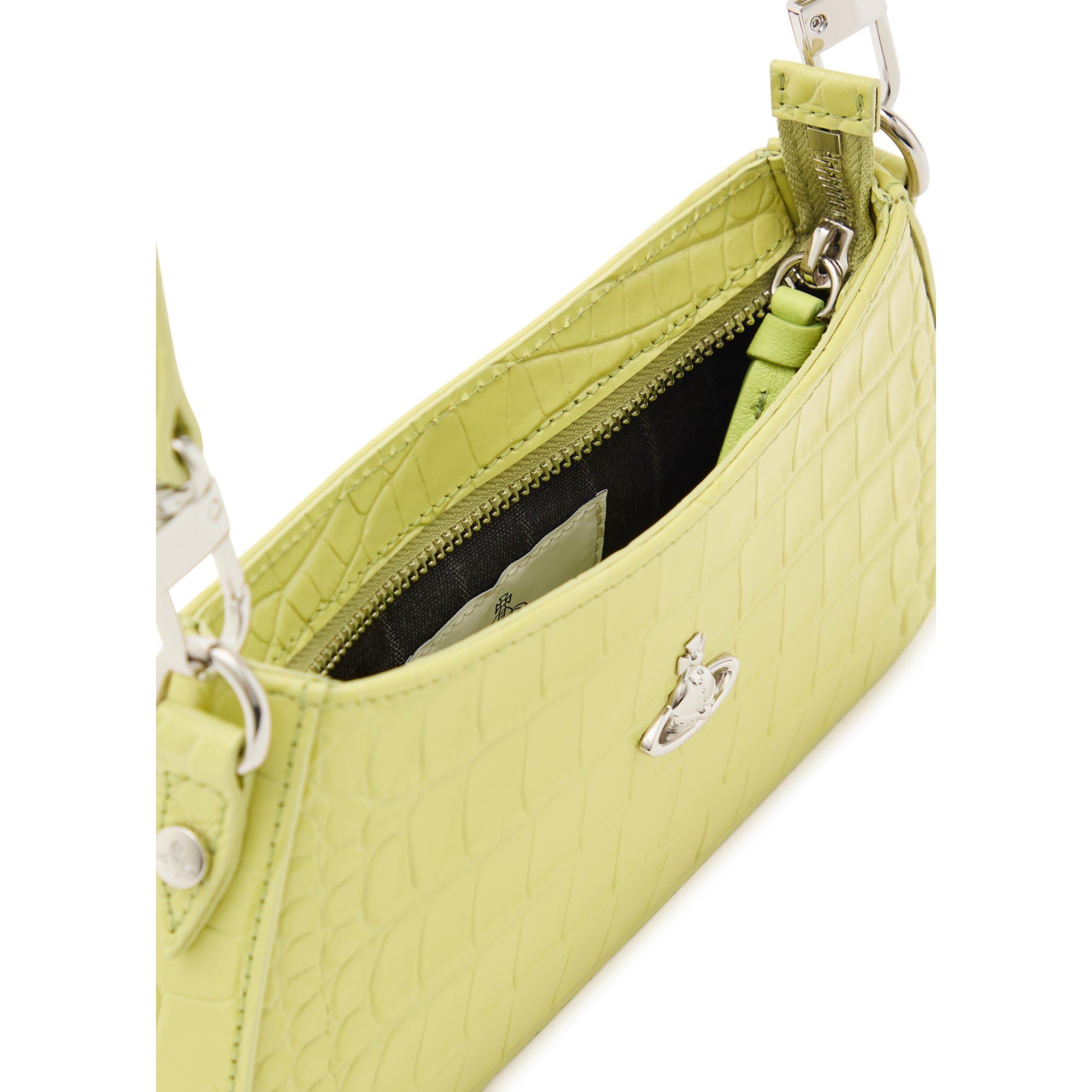 YELLOW - Vivienne Westwood - TASHA SHOULDER PHONE BAG CROC - 5