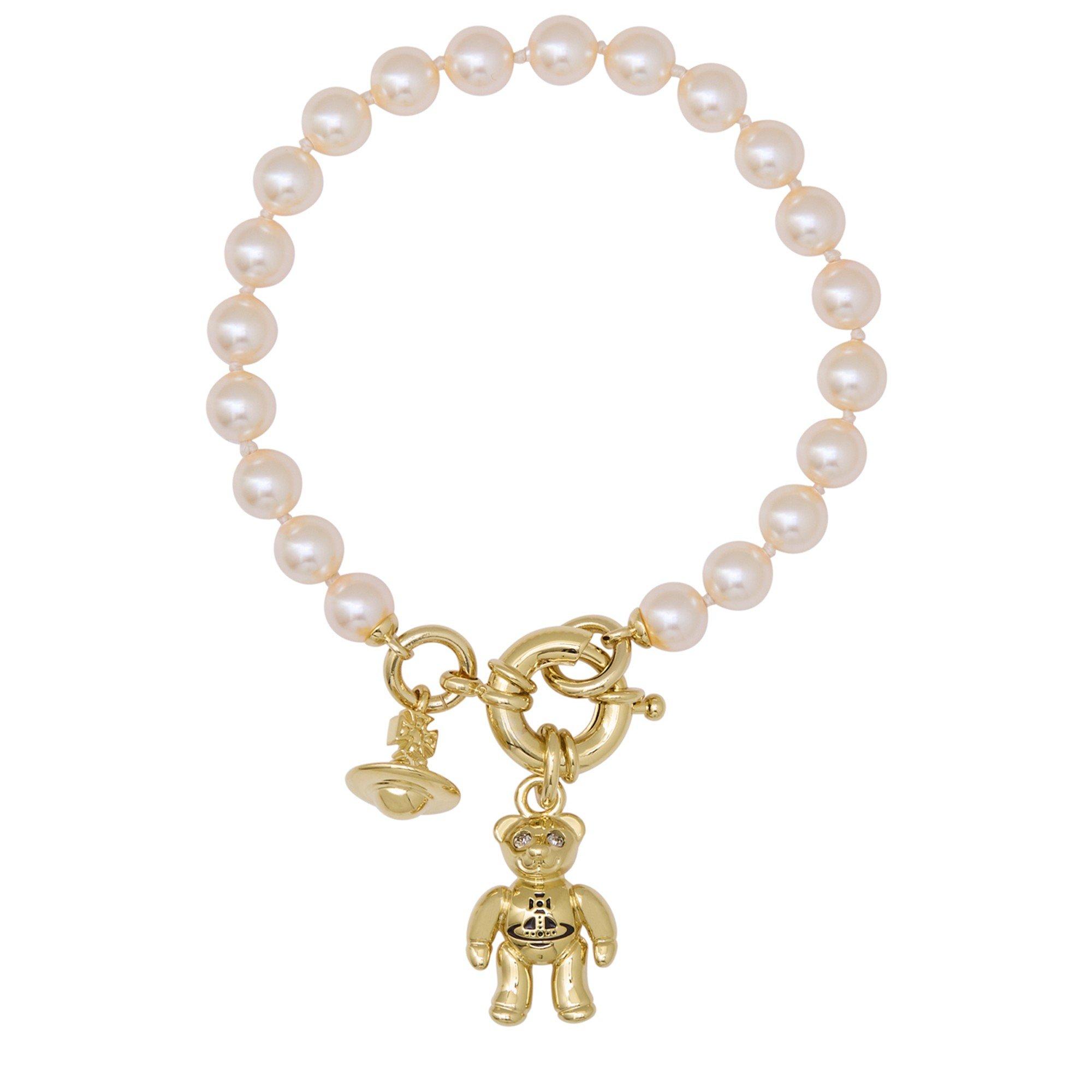 GOLD - Vivienne Westwood - RUBY PEARL BRACELET