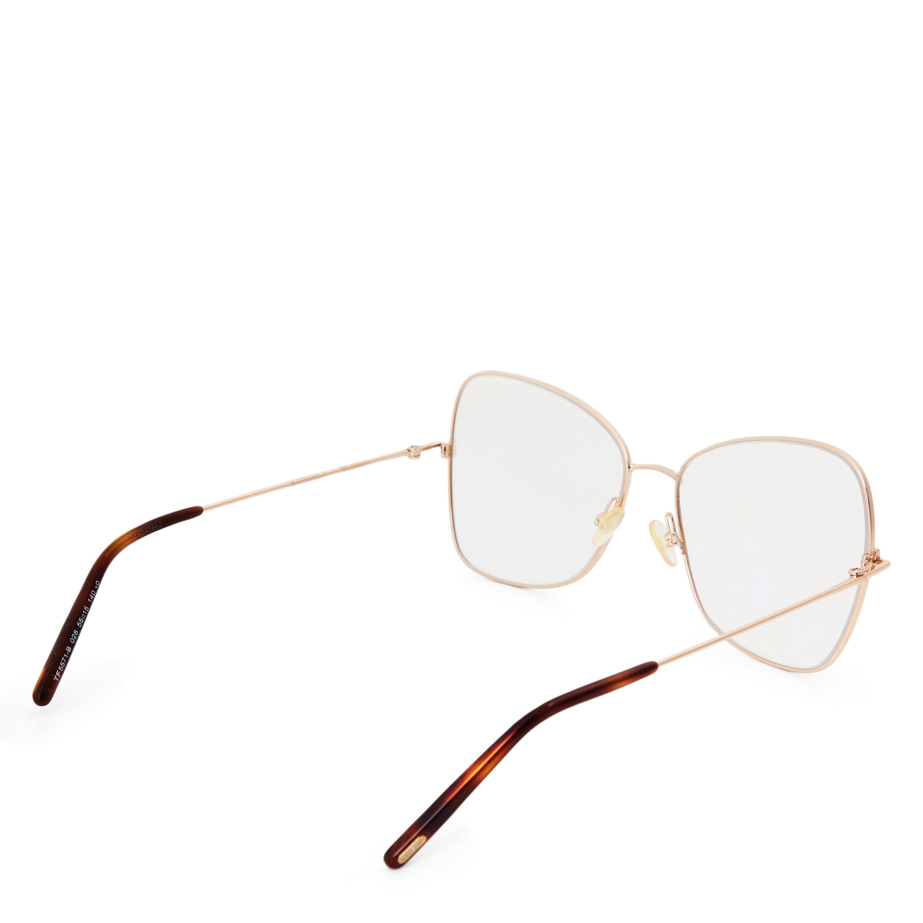 ROSE - Tom Ford - Women's Metal Blue Light Glasses - 2