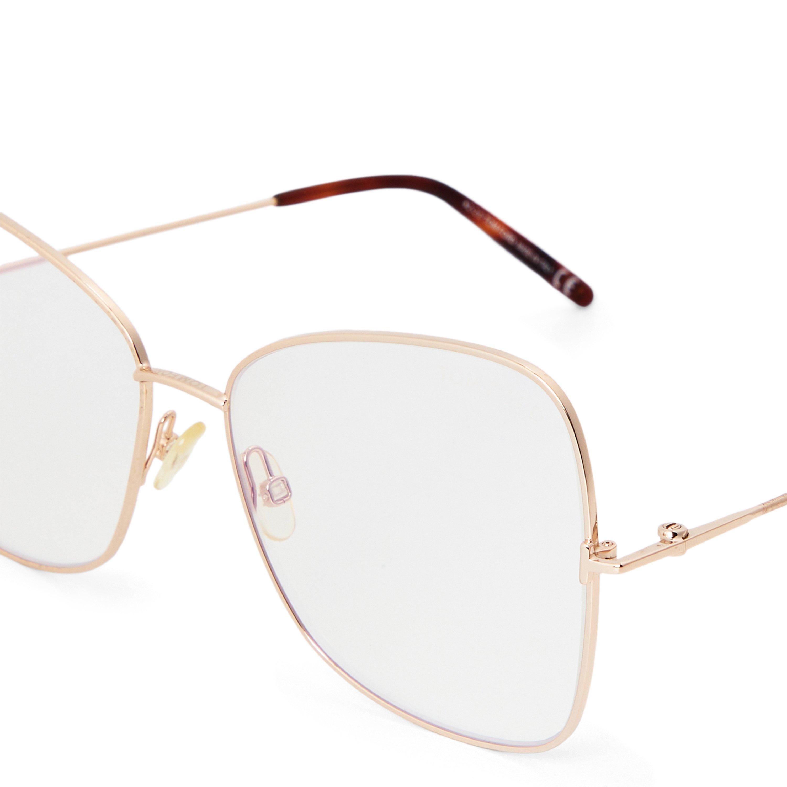 ROSE - Tom Ford - Women's Metal Blue Light Glasses - 3