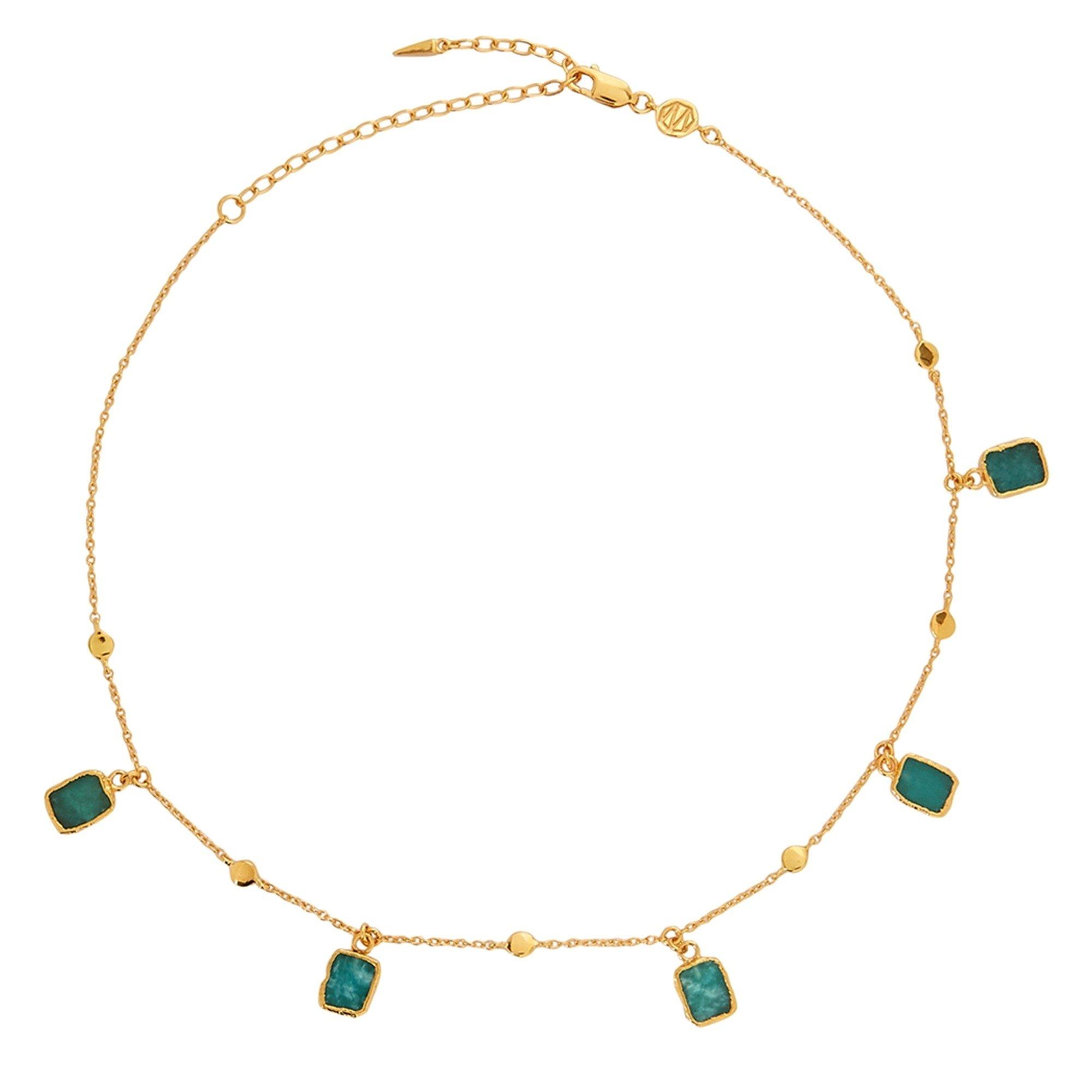 GREEN AND OTHER - Missoma - AMAZONITE LENA CHOKER
