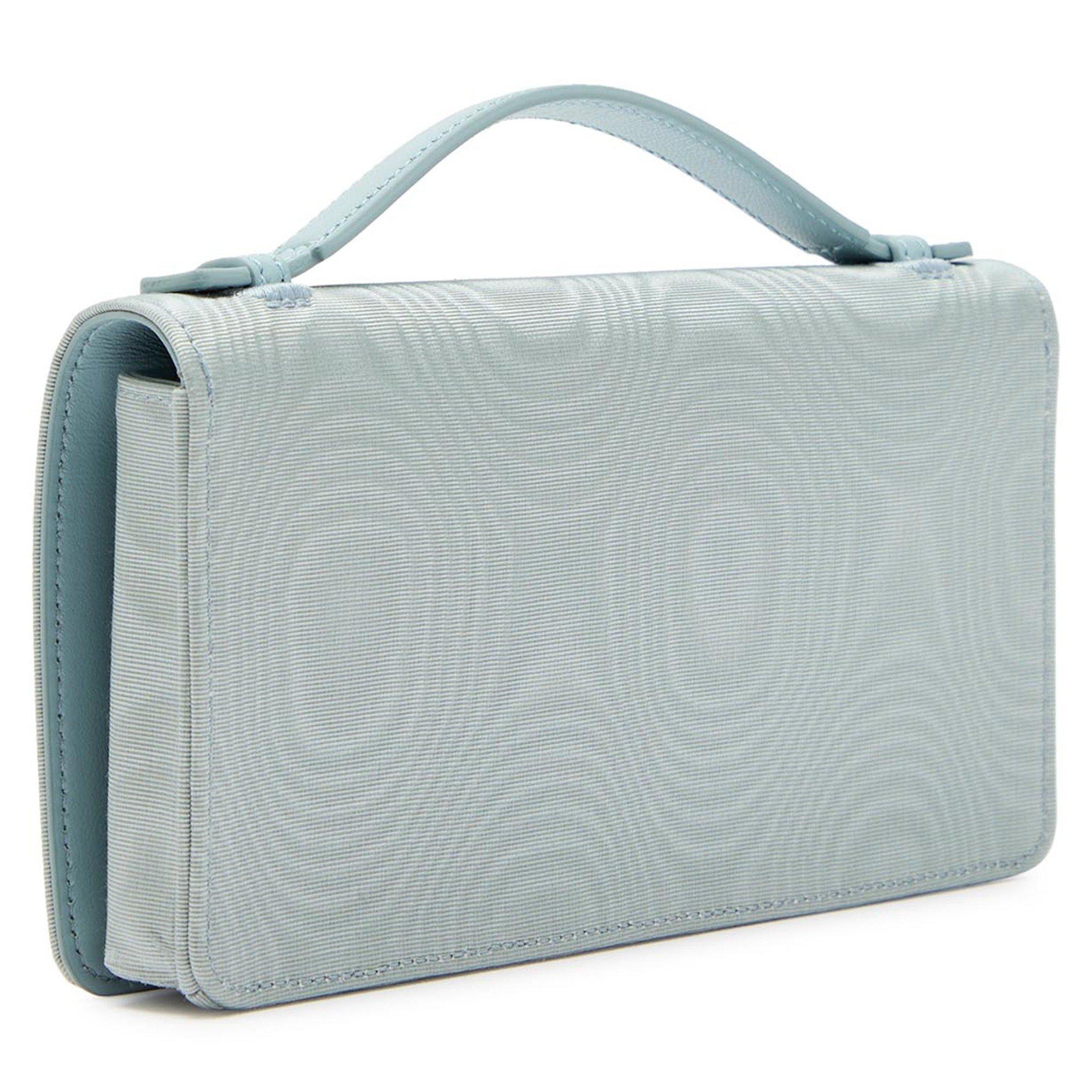 BLUE - Valentino - VLOGO STRASS WALLET W/STRAP - 2