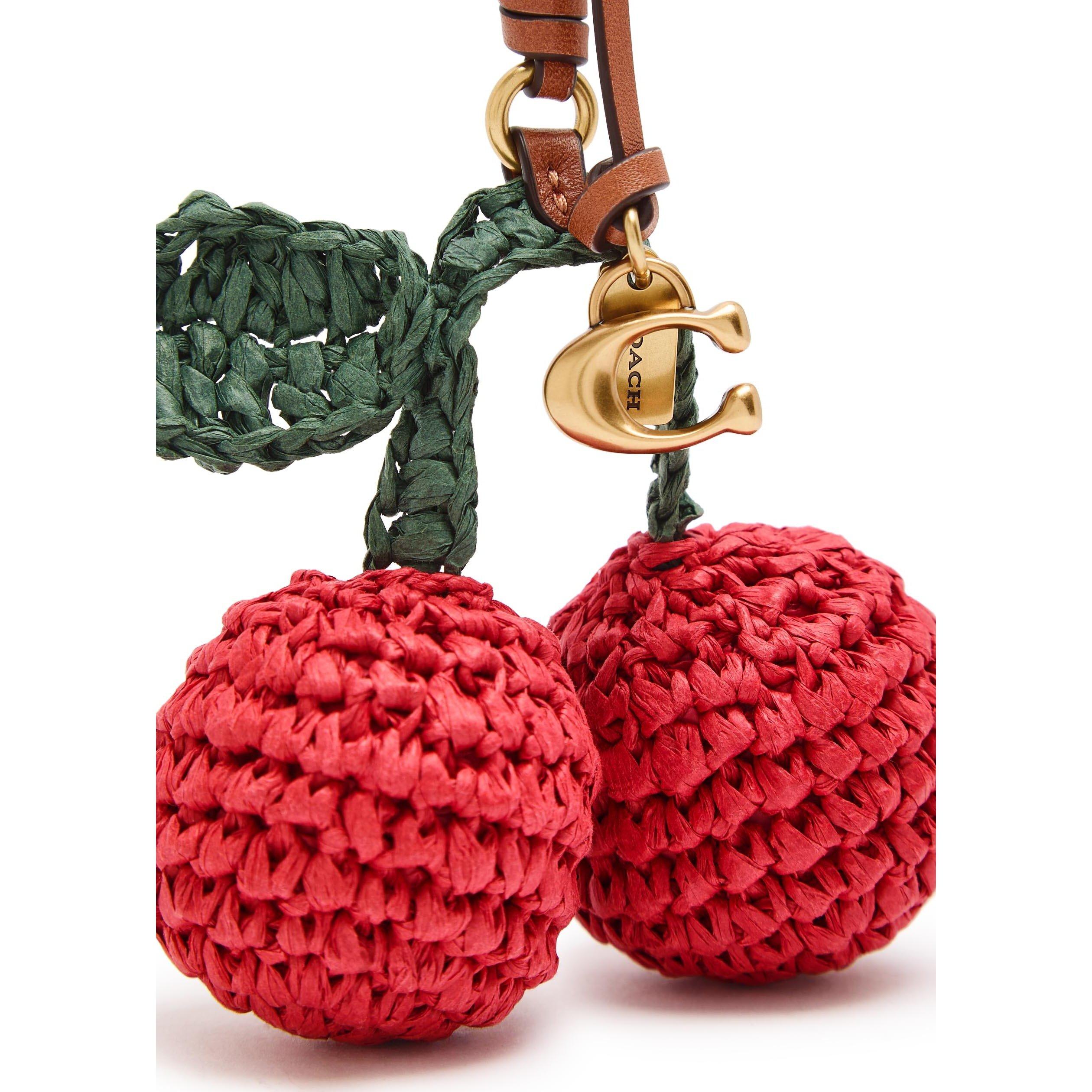 MULTICOLOURED 1 - Coach - STRAW CHERRIES BAG CHARM - 2