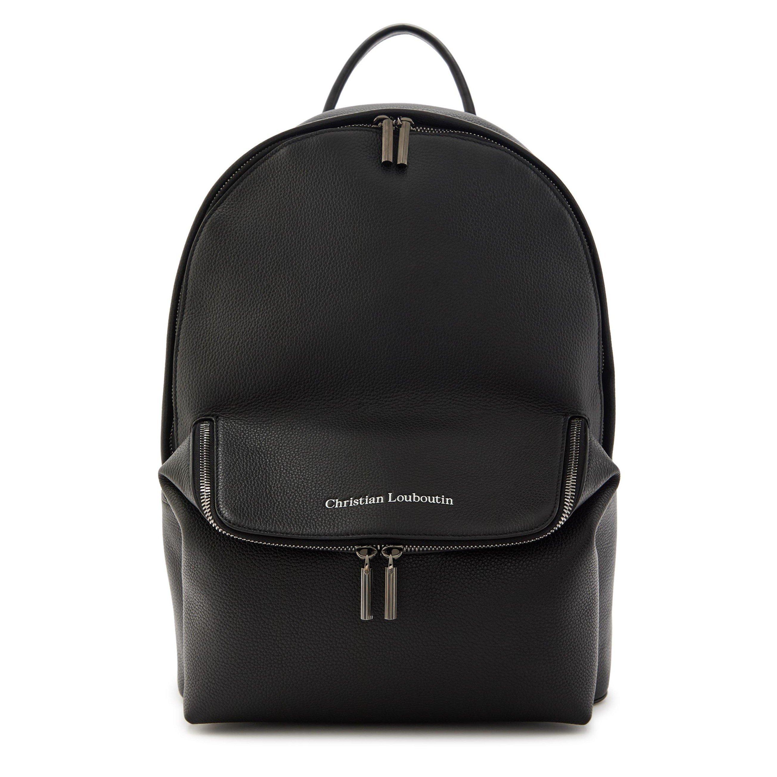 BLACK - Christian Louboutin - Men's Stoic Leather Backpack - 1